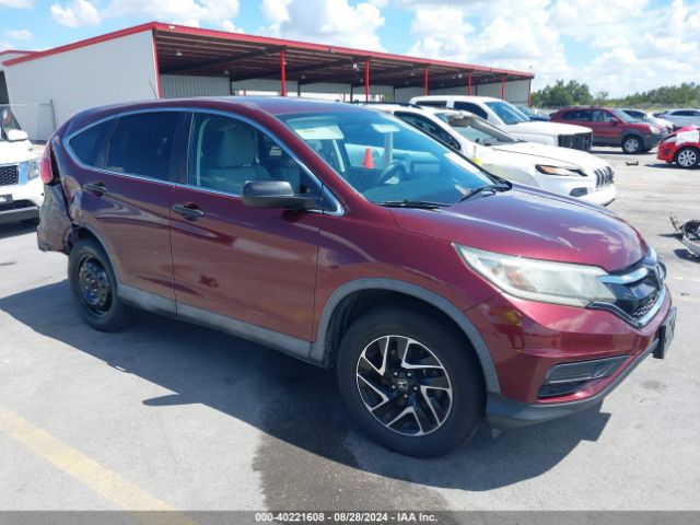 HONDA CR-V 2016 2hkrm3h43gh557065