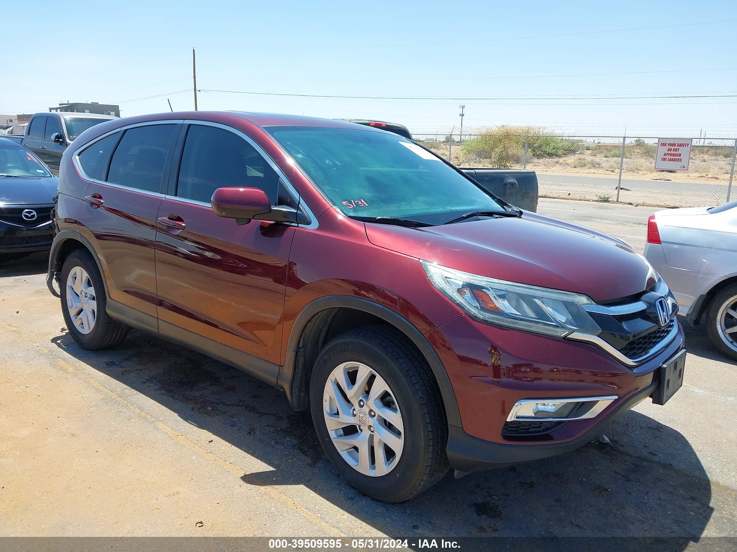 HONDA CR-V 2015 2hkrm3h57fh515649