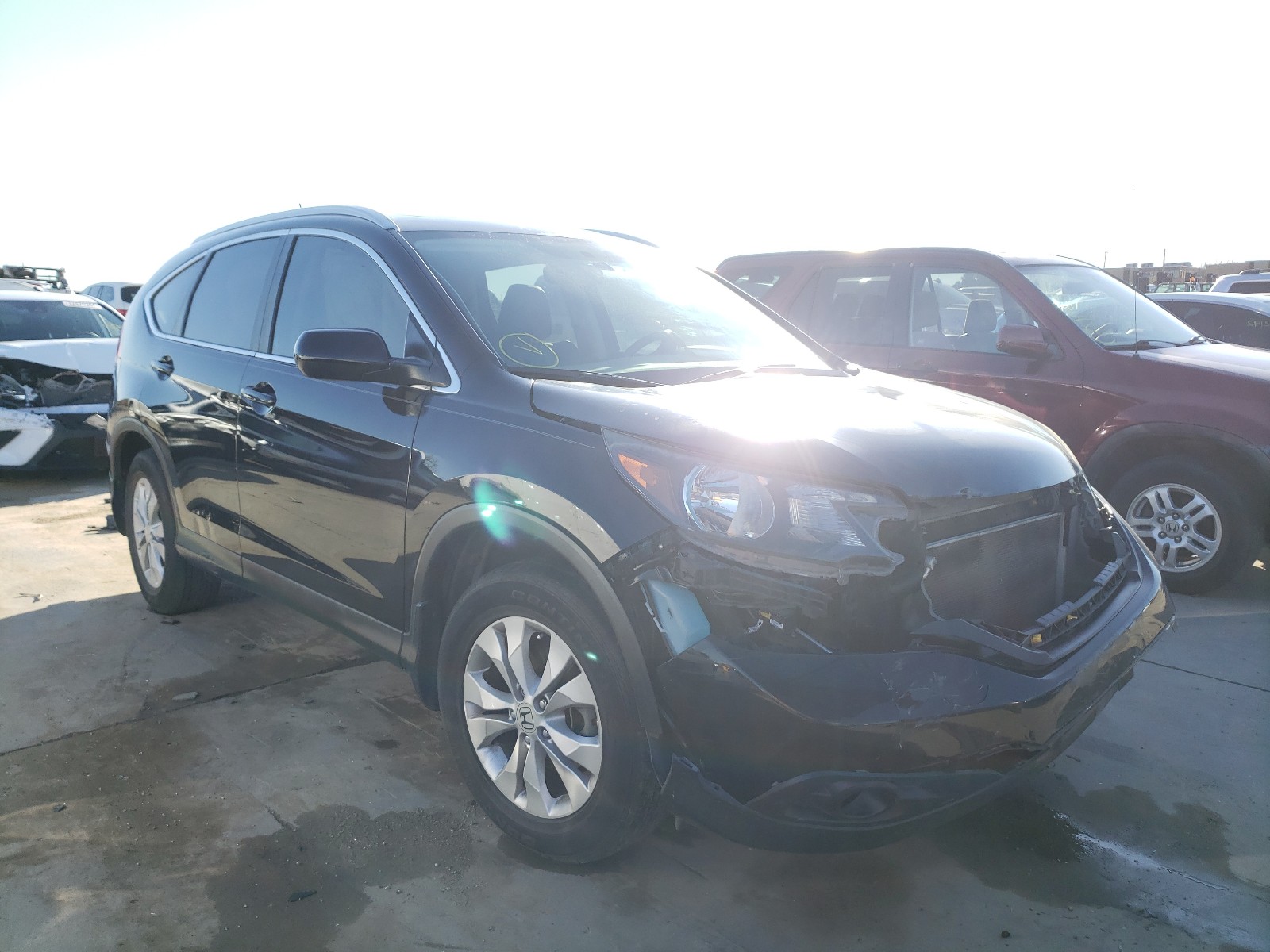 HONDA CR-V EXL 2014 2hkrm3h74eh534921