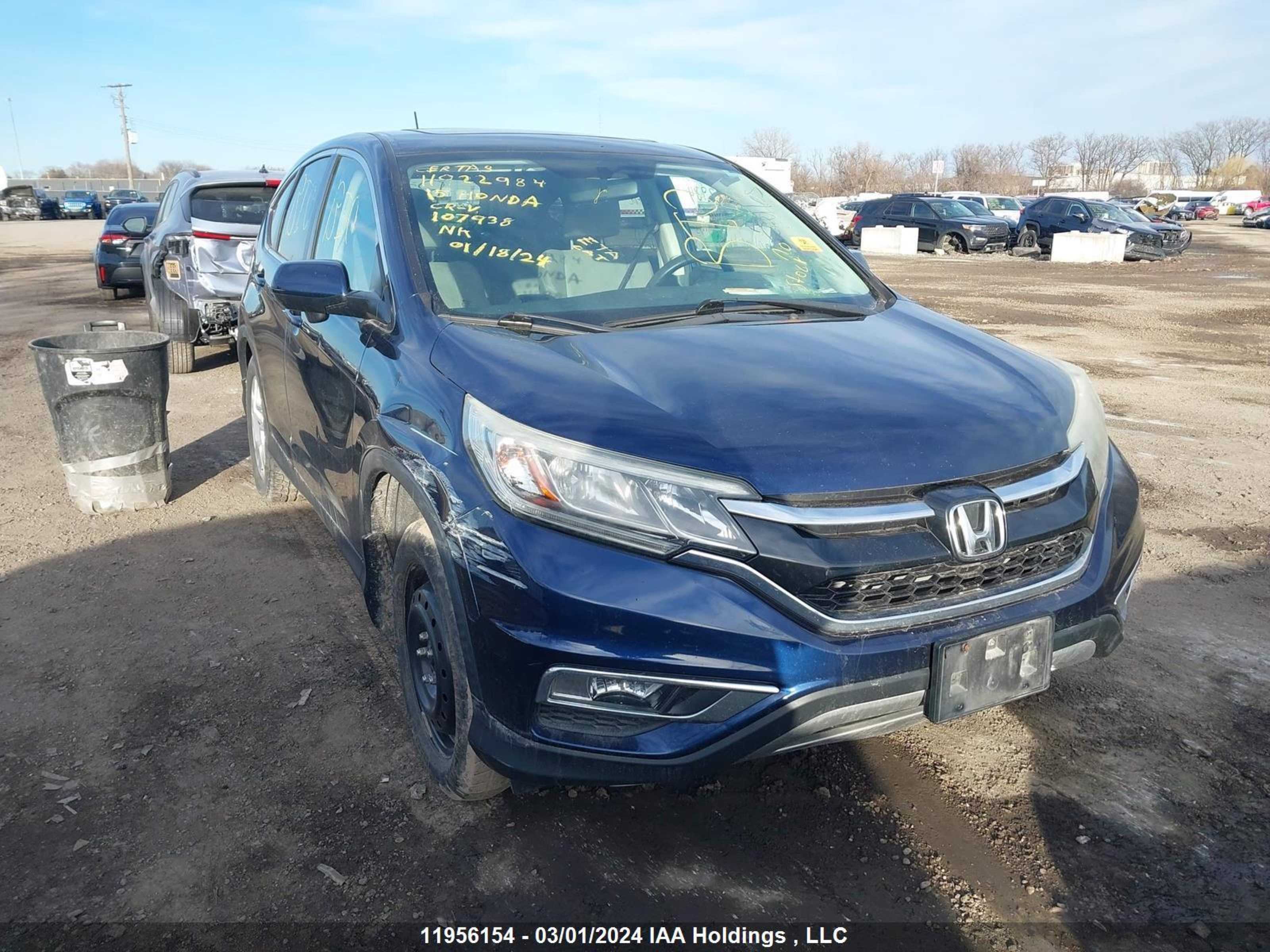 HONDA CR-V 2015 2hkrm4h54fh107938