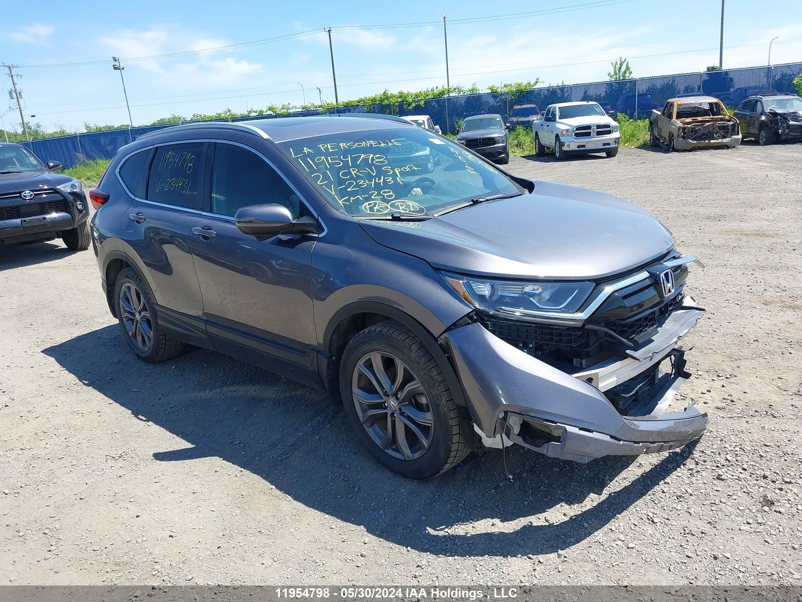 HONDA CR-V 2021 2hkrw2h49mh234431