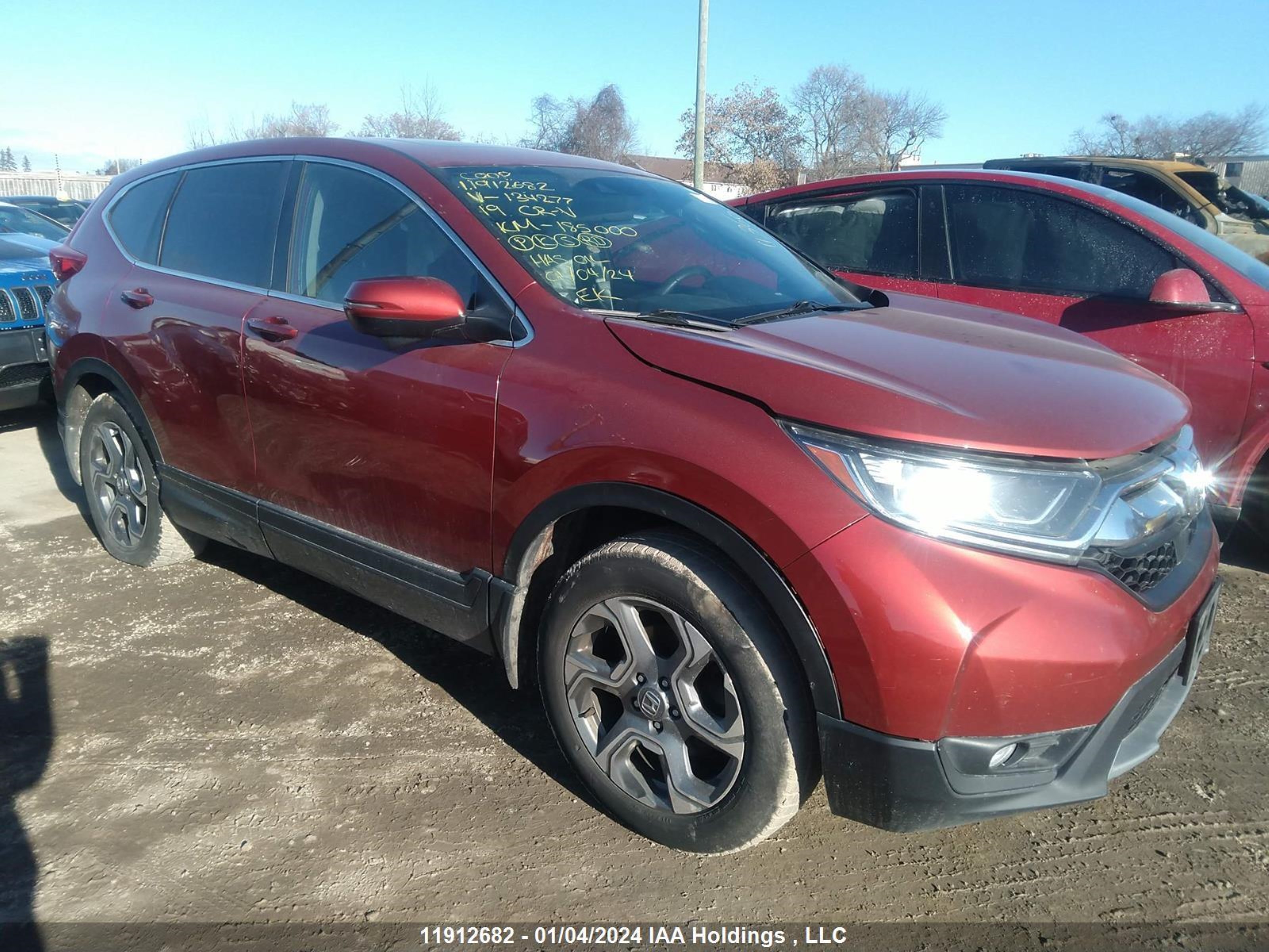 HONDA CR-V 2019 2hkrw2h5xkh134277