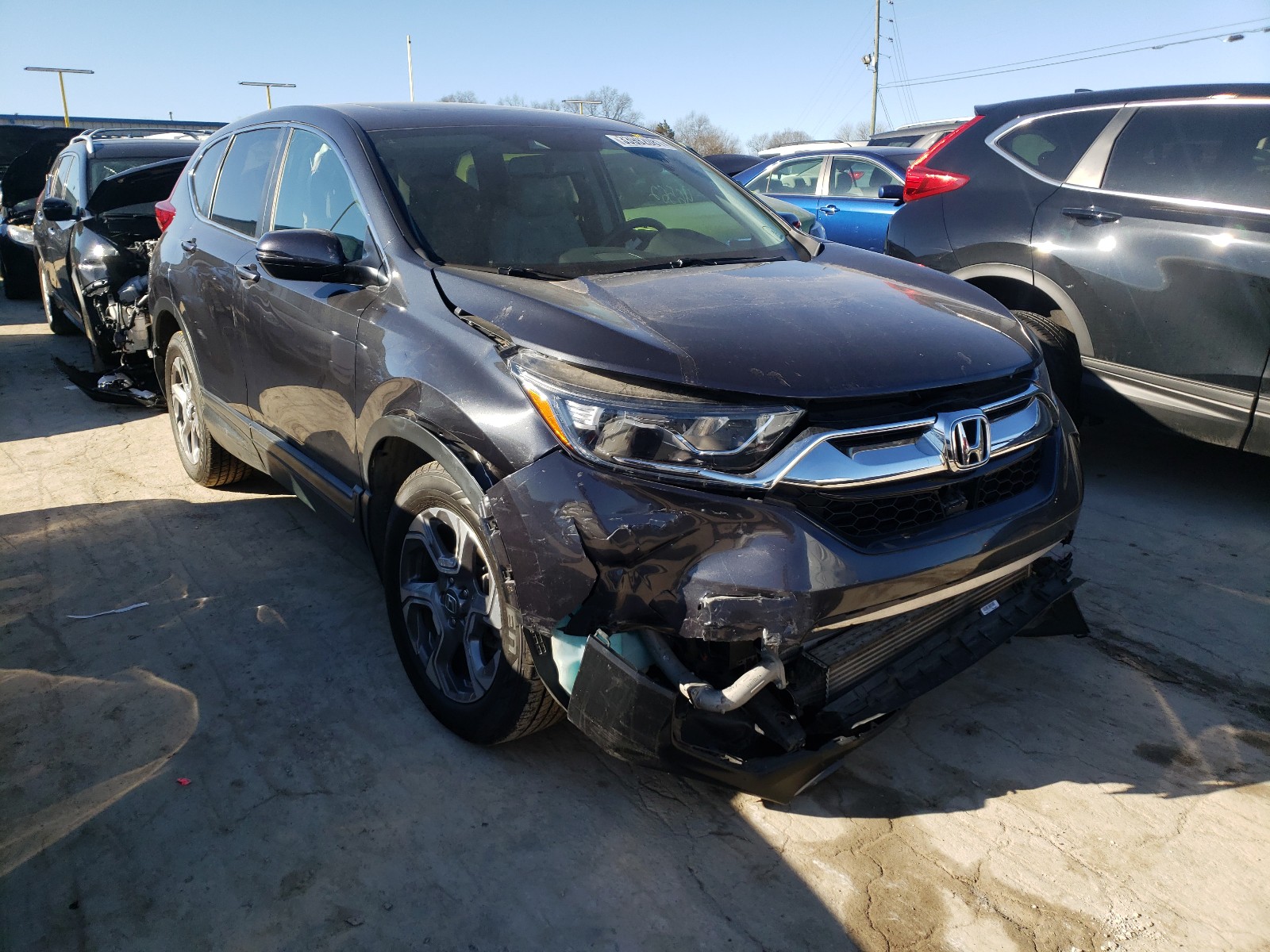 HONDA CR-V EXL 2017 2hkrw2h80hh609552