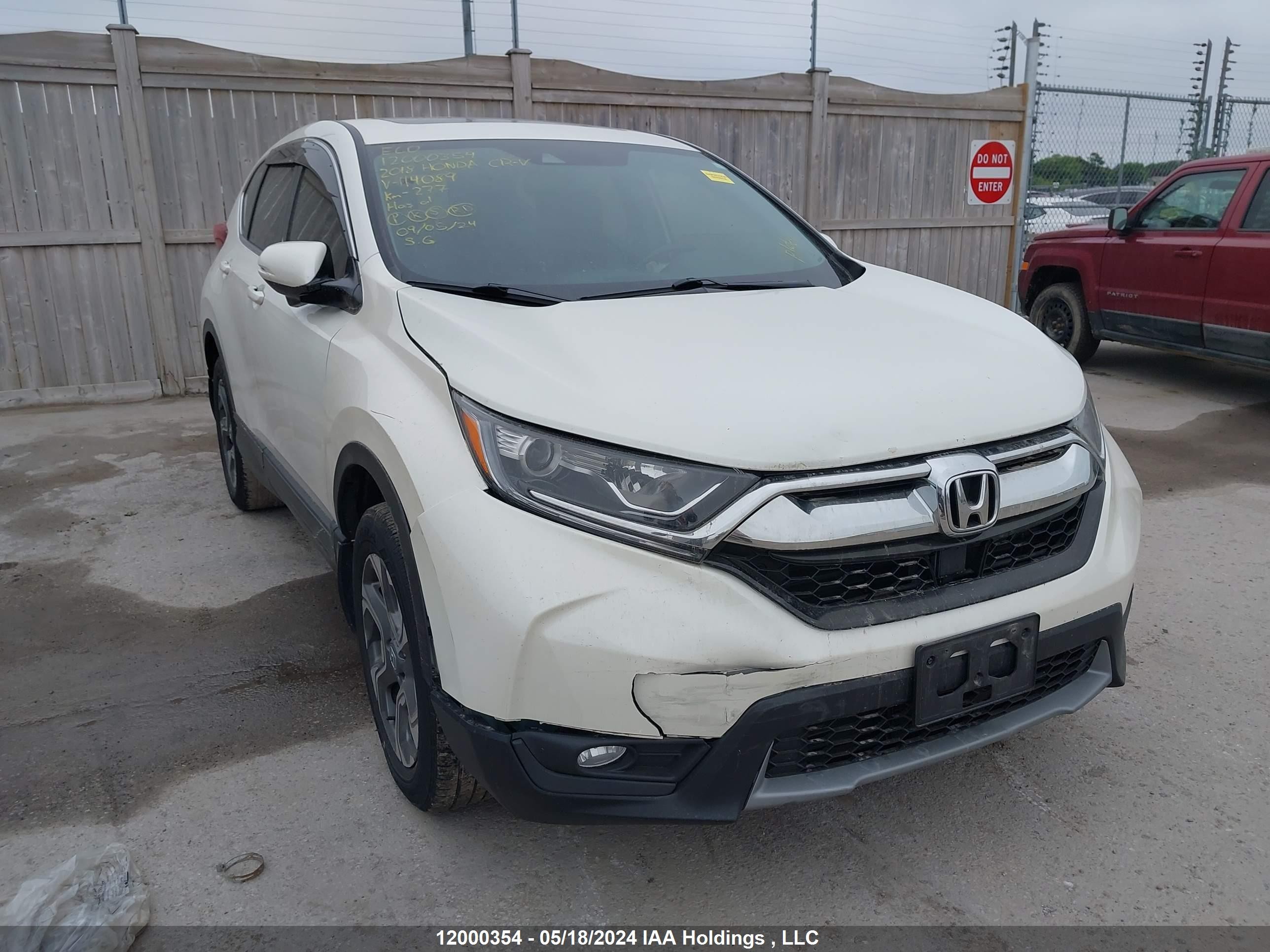 HONDA CR-V 2018 2hkrw2h87jh114089