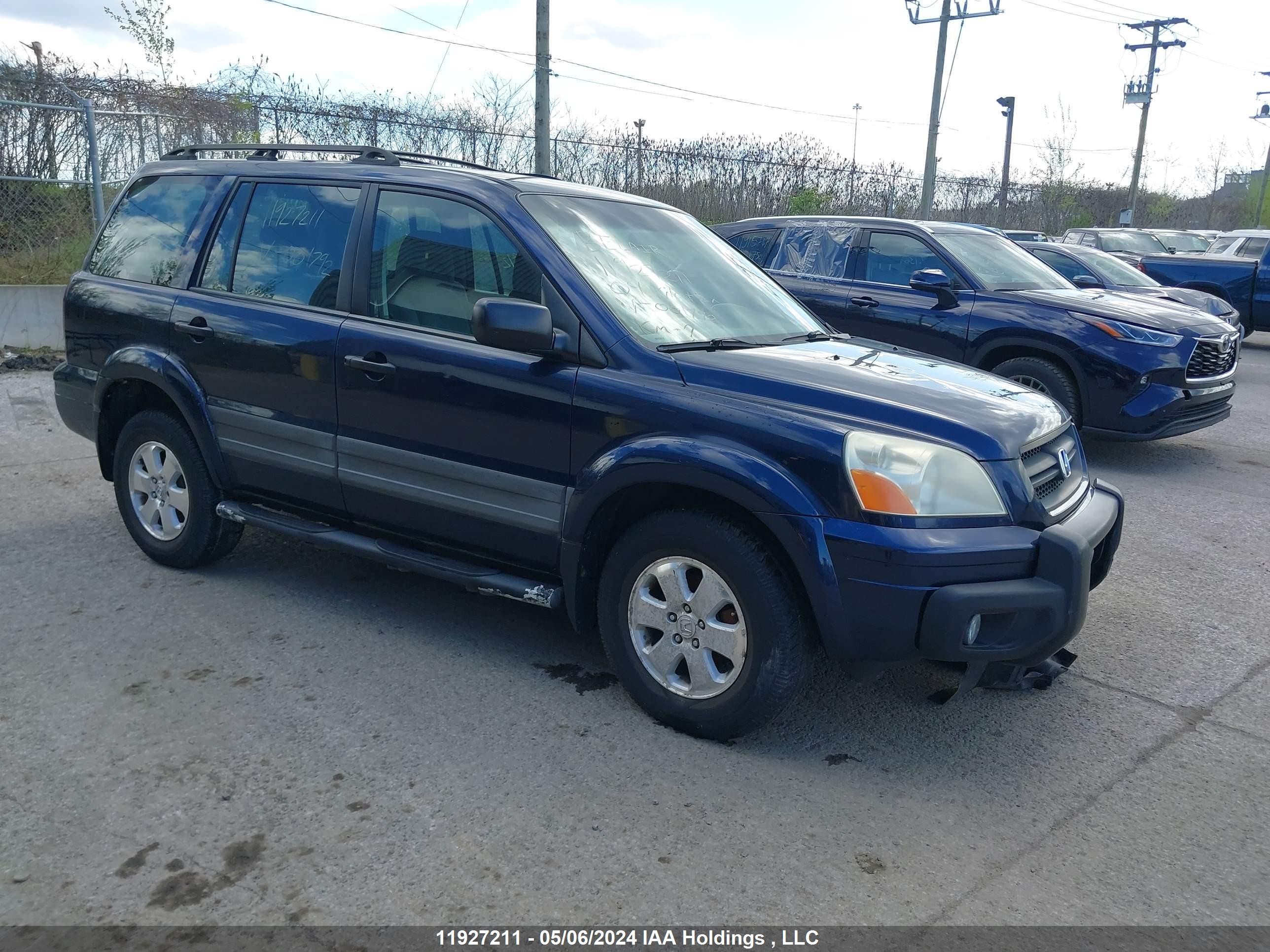 HONDA PILOT 2004 2hkyf18104h001792