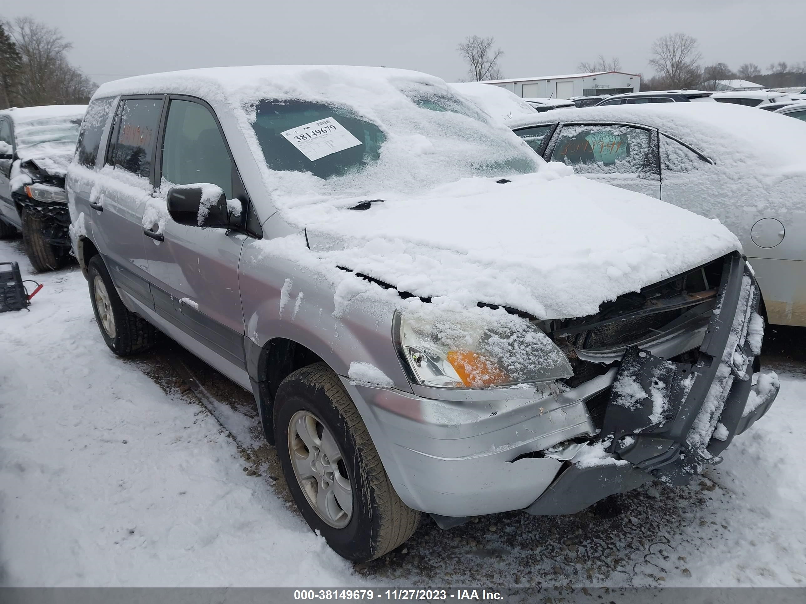 HONDA PILOT 2004 2hkyf18104h567337