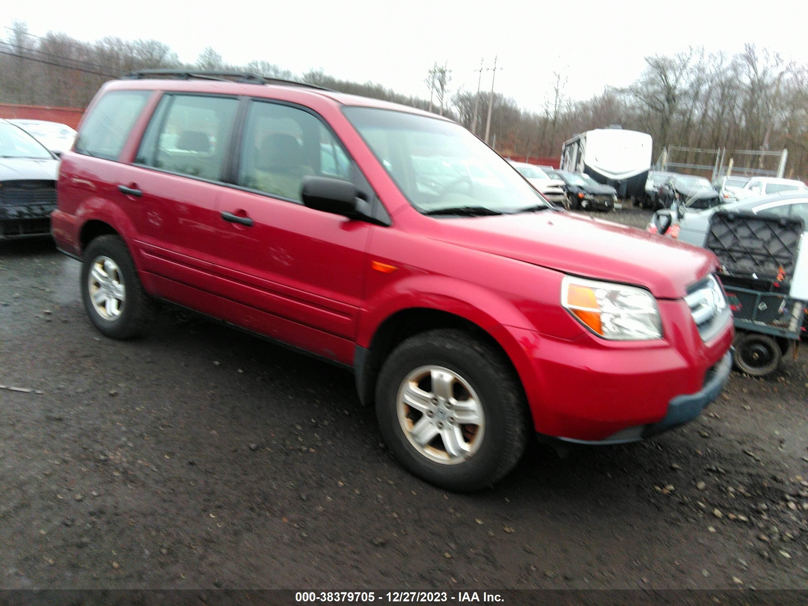 HONDA PILOT 2006 2hkyf18116h508638