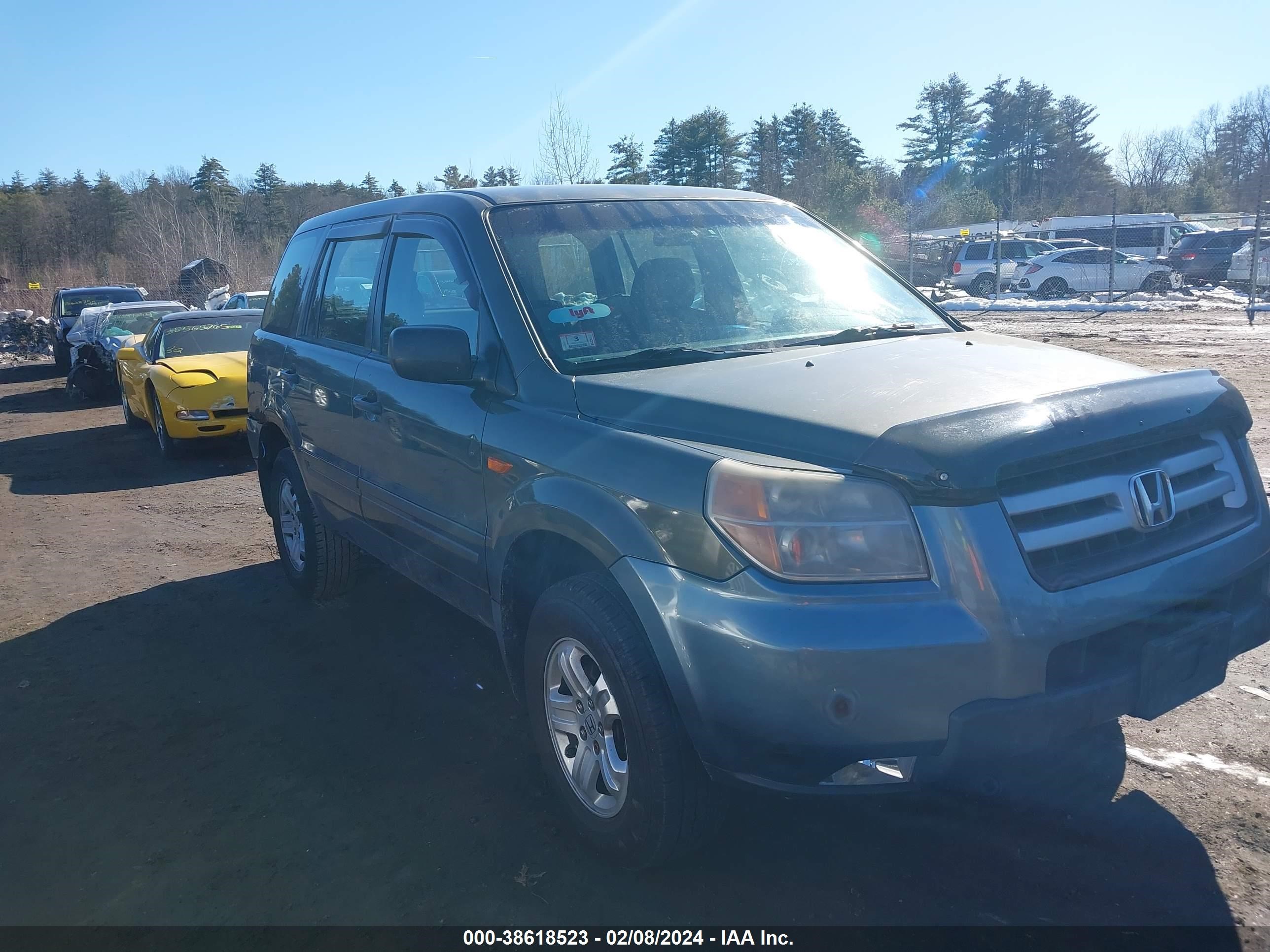 HONDA PILOT 2006 2hkyf18126h521219