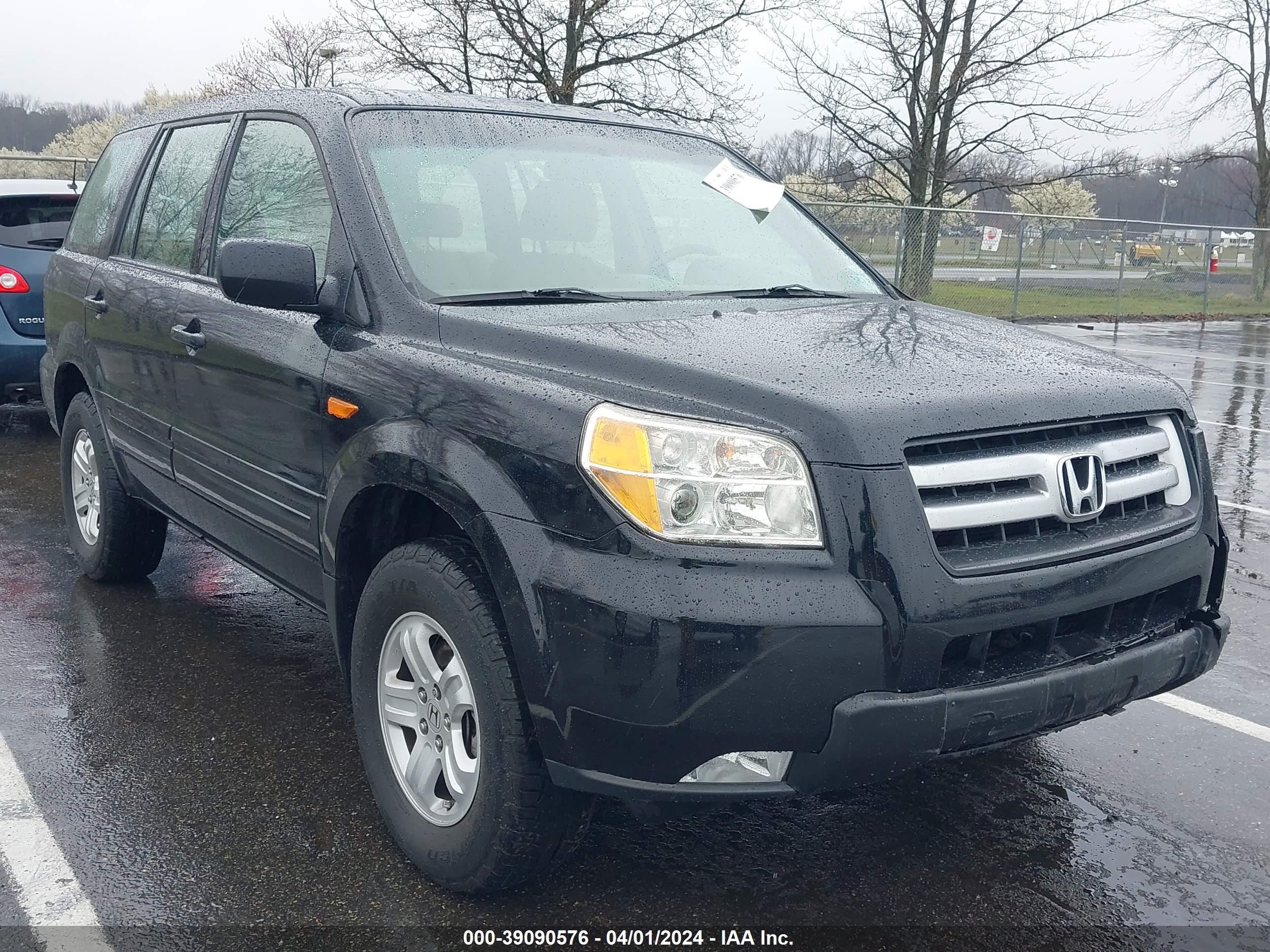 HONDA PILOT 2006 2hkyf18126h544239