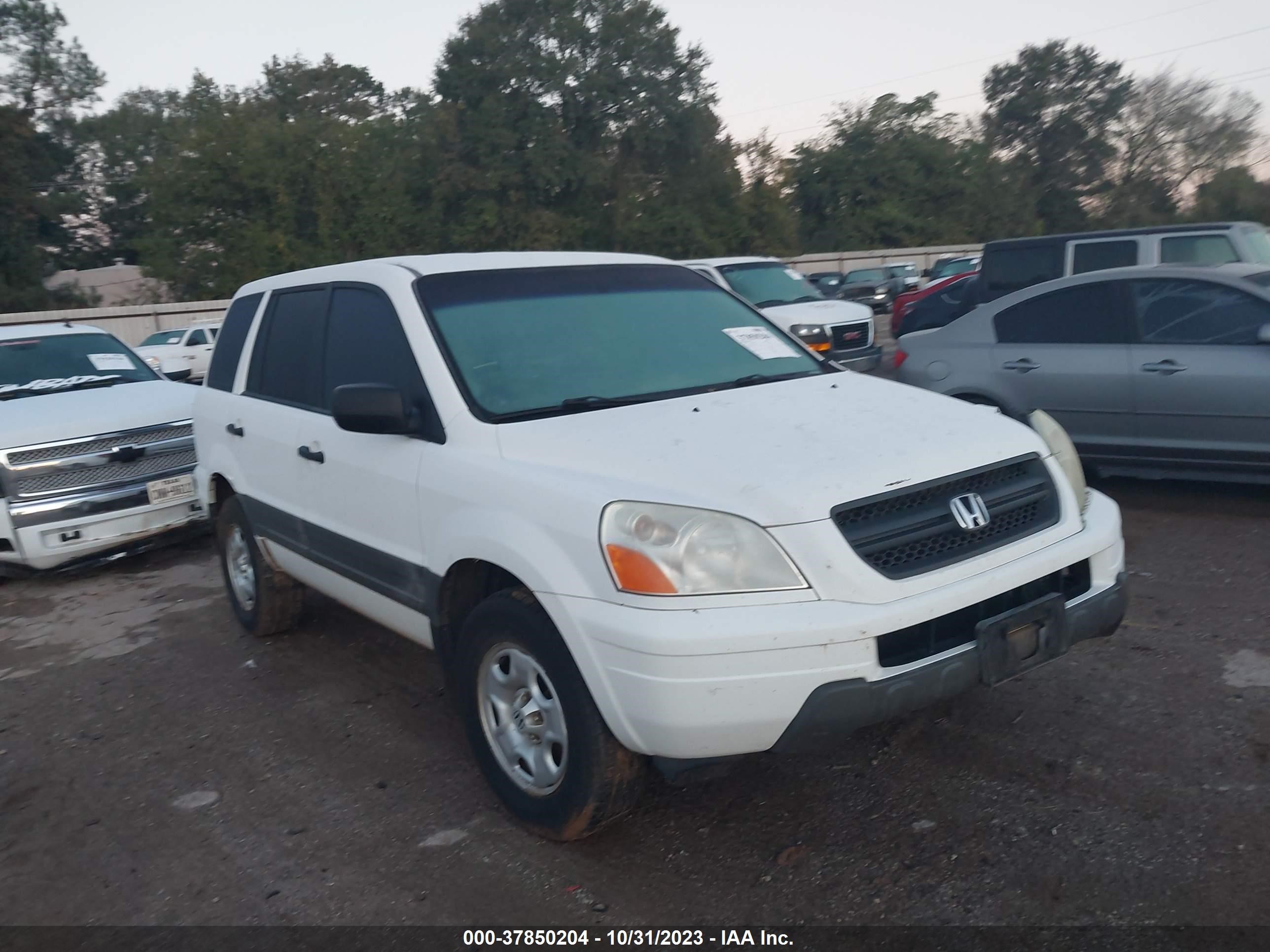 HONDA PILOT 2003 2hkyf18133h580551