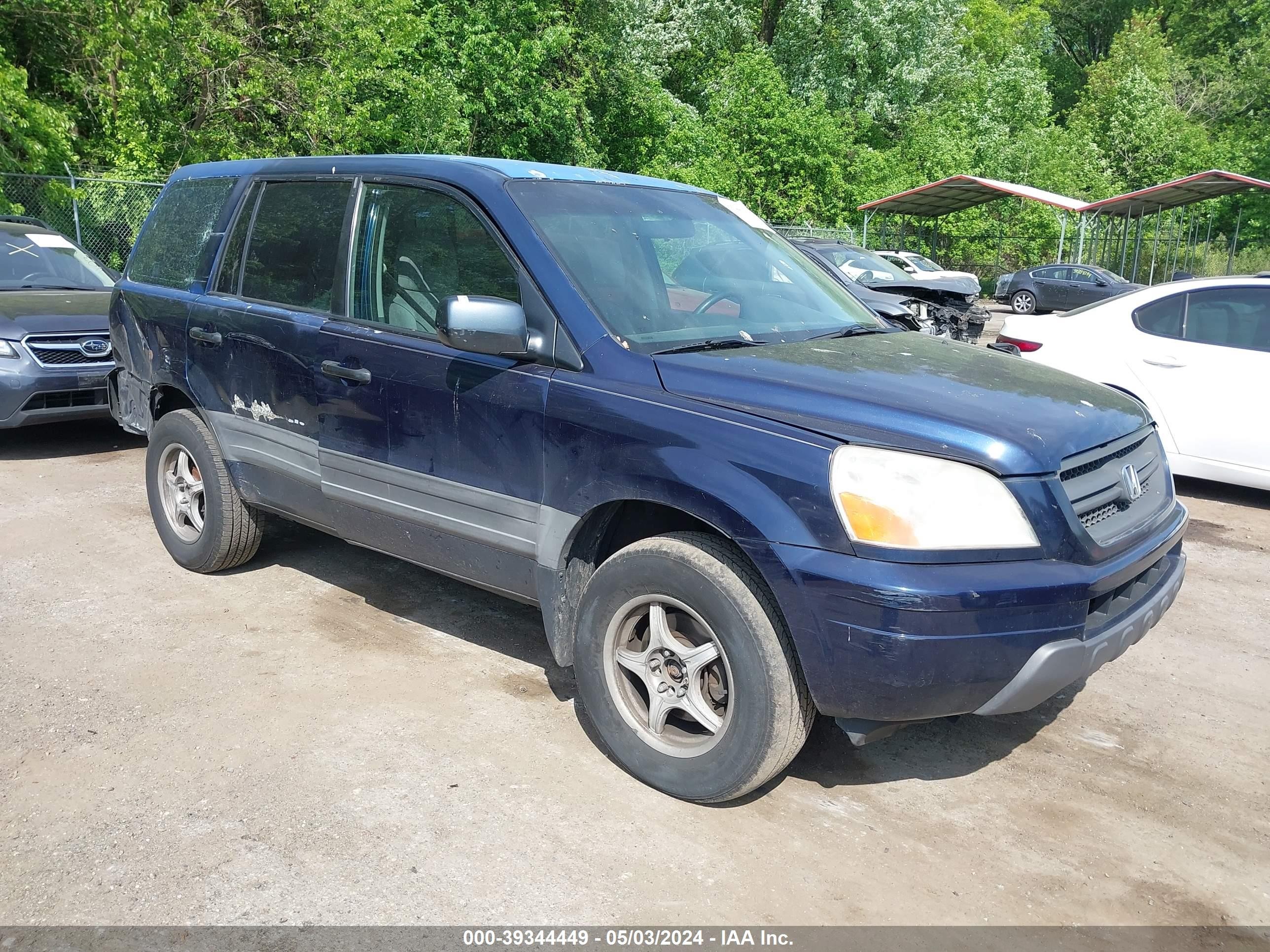 HONDA PILOT 2004 2hkyf18134h568272