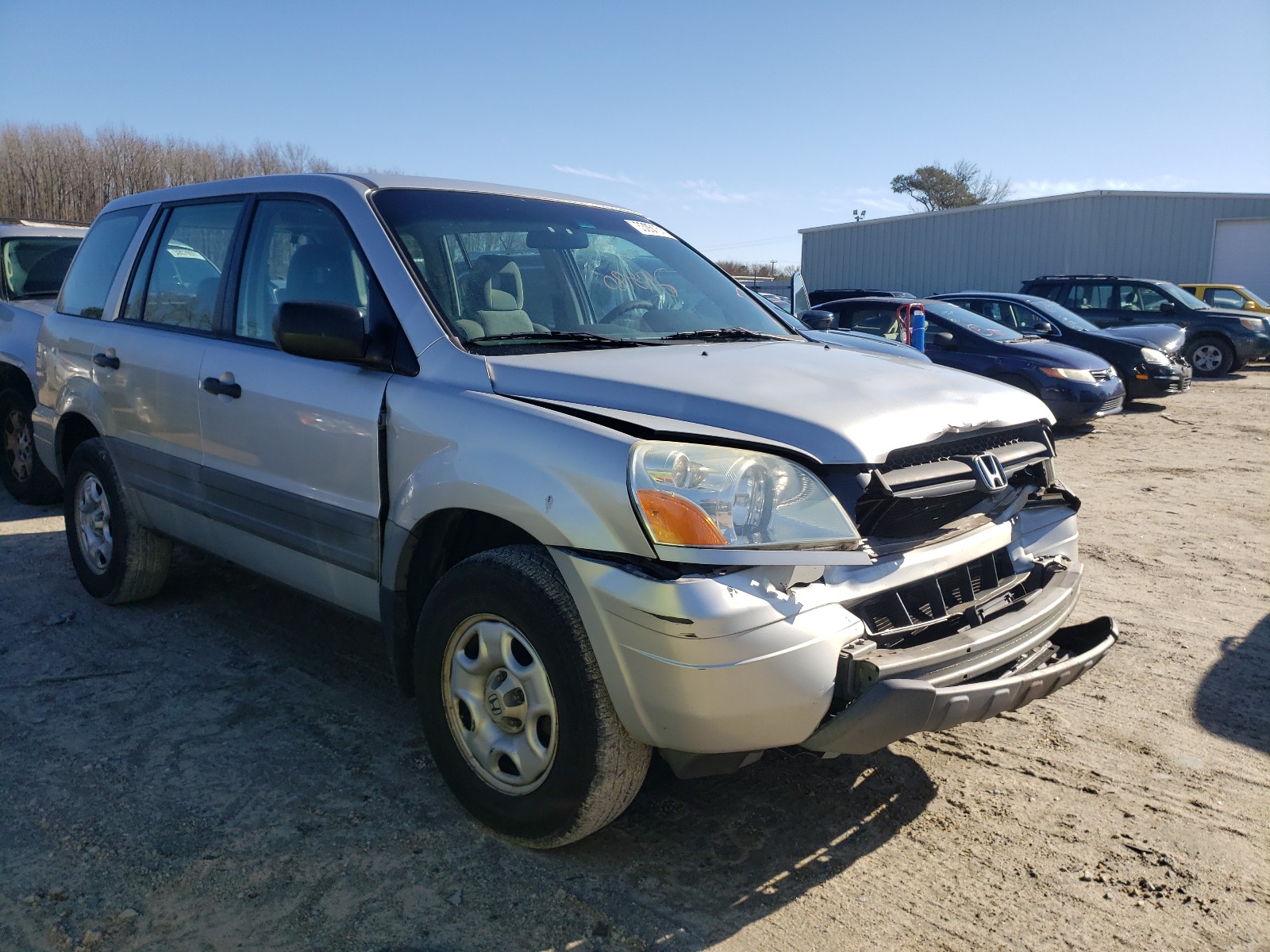 HONDA PILOT LX 2004 2hkyf18144h606141