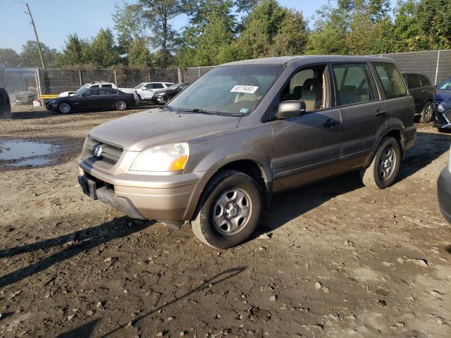 HONDA PILOT LX 2004 2hkyf18144h620301