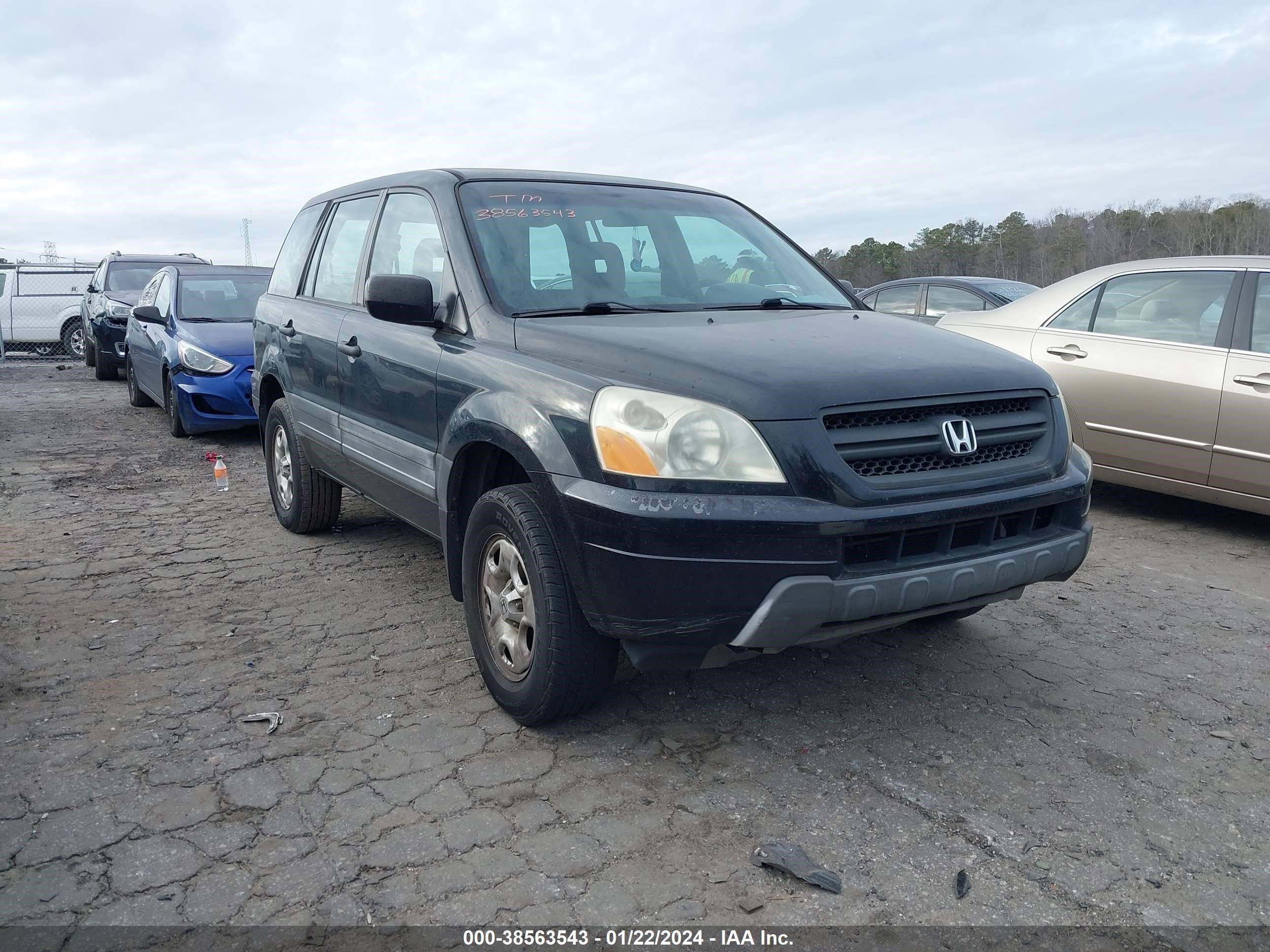 HONDA PILOT 2003 2hkyf18153h575173