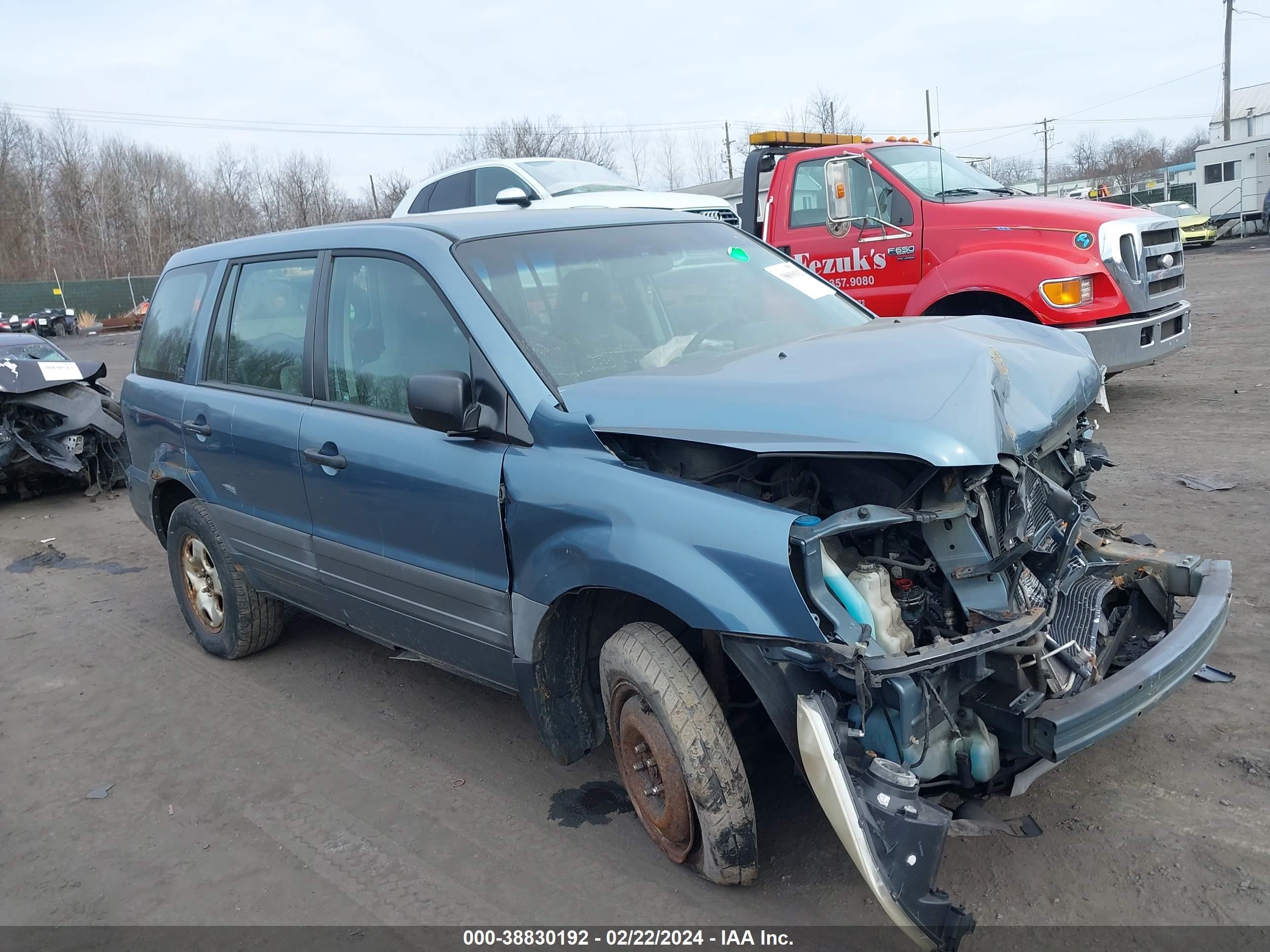 HONDA PILOT 2005 2hkyf18155h557551