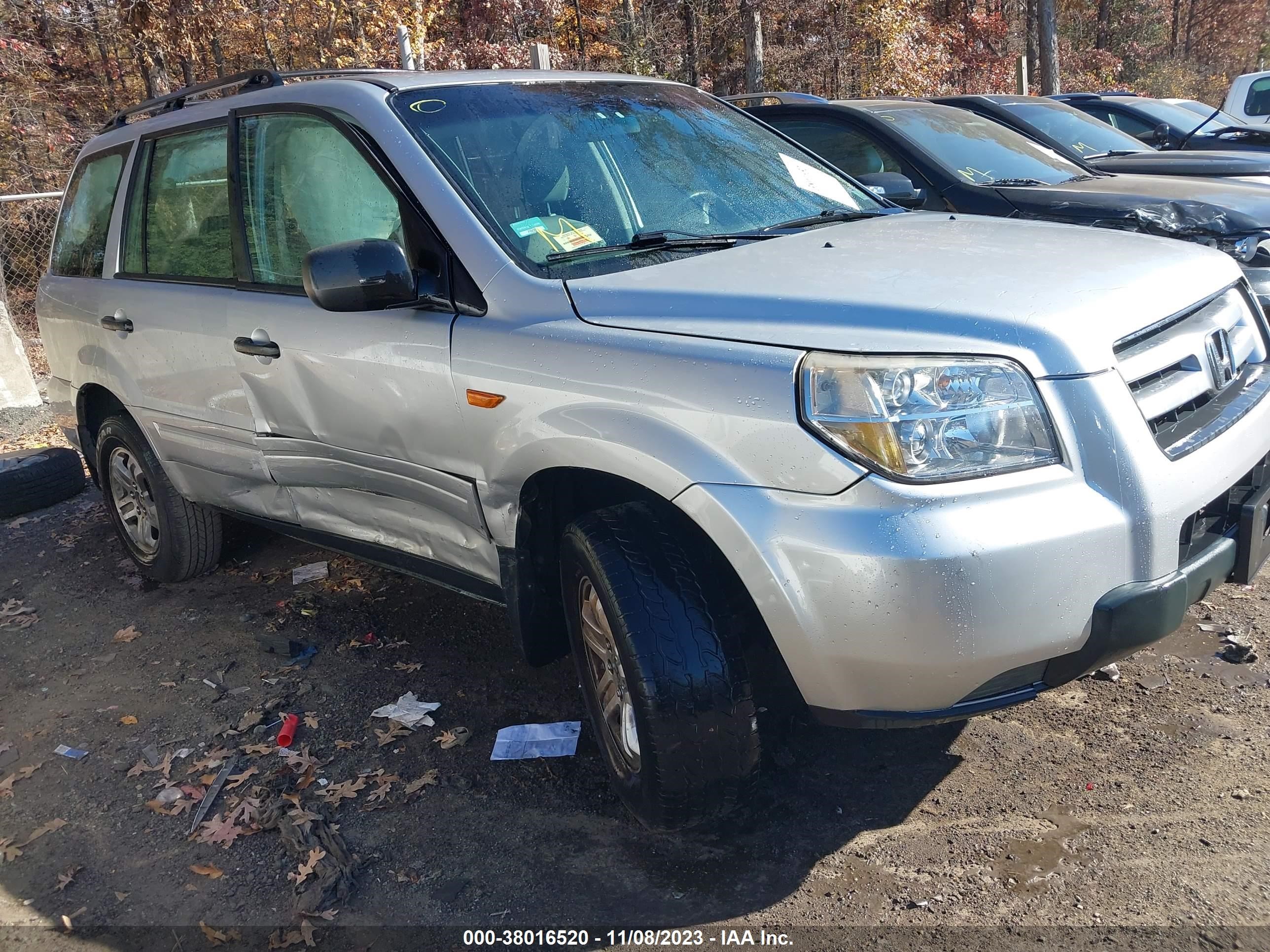 HONDA PILOT 2006 2hkyf18156h525717