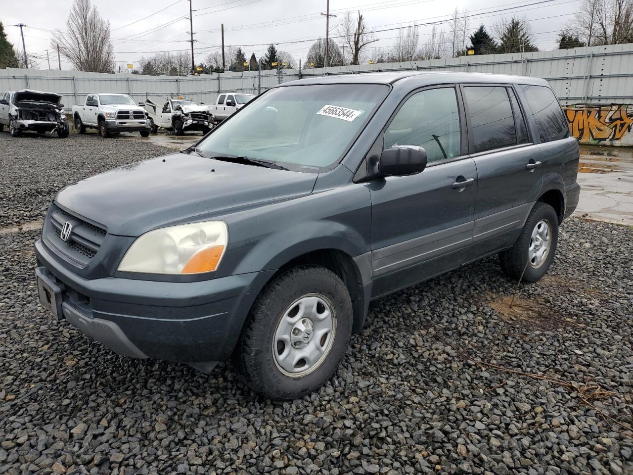 HONDA PILOT 2003 2hkyf18163h588787