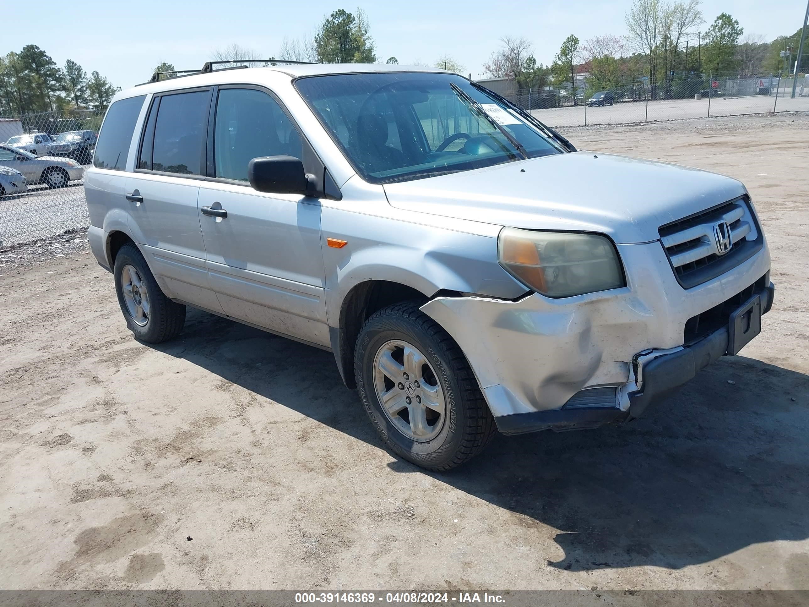 HONDA PILOT 2006 2hkyf18166h557690