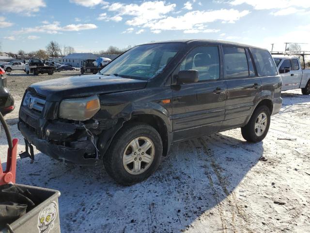 HONDA PILOT LX 2007 2hkyf18167h508118