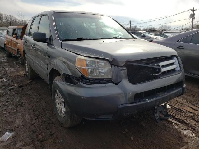 HONDA PILOT LX 2007 2hkyf18167h527574