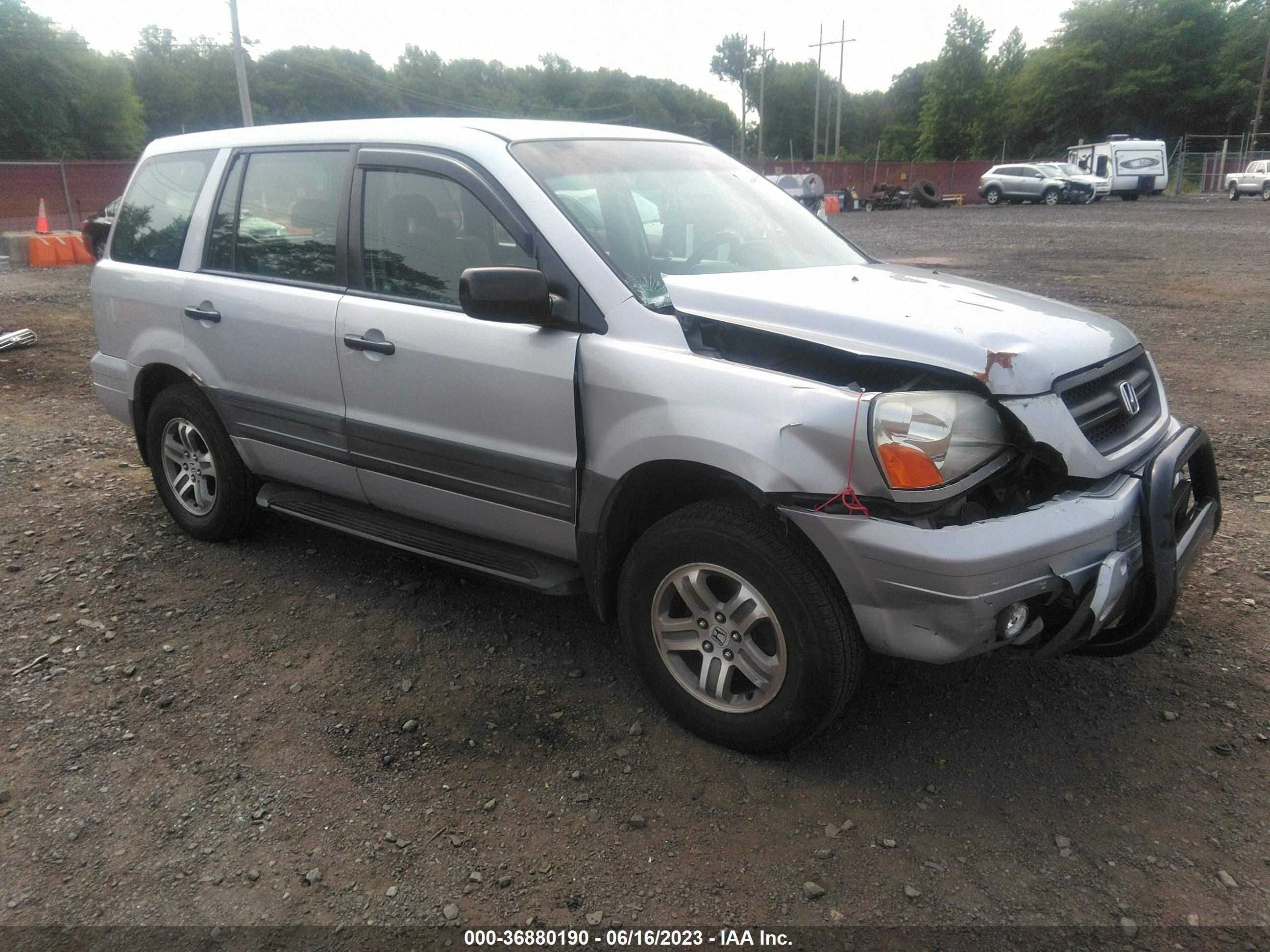 HONDA PILOT 2003 2hkyf18173h514407