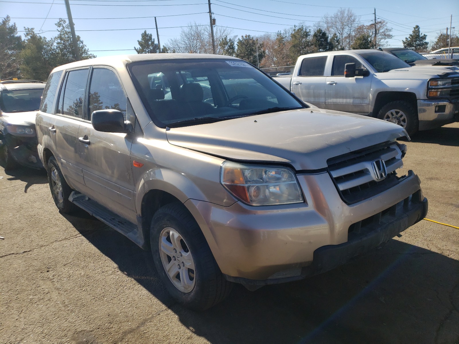 HONDA PILOT LX 2006 2hkyf18176h514198