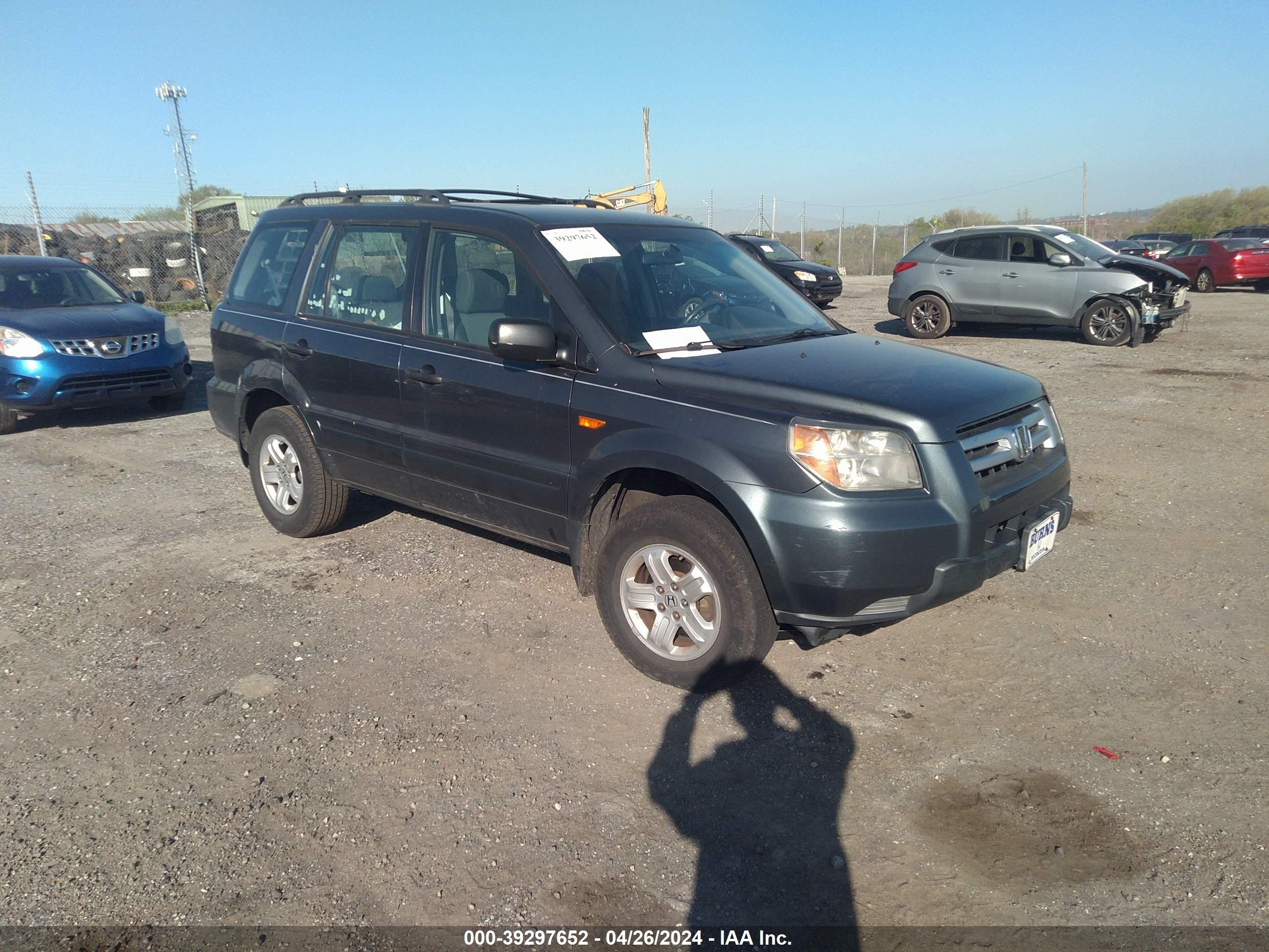 HONDA PILOT 2006 2hkyf18186h557349