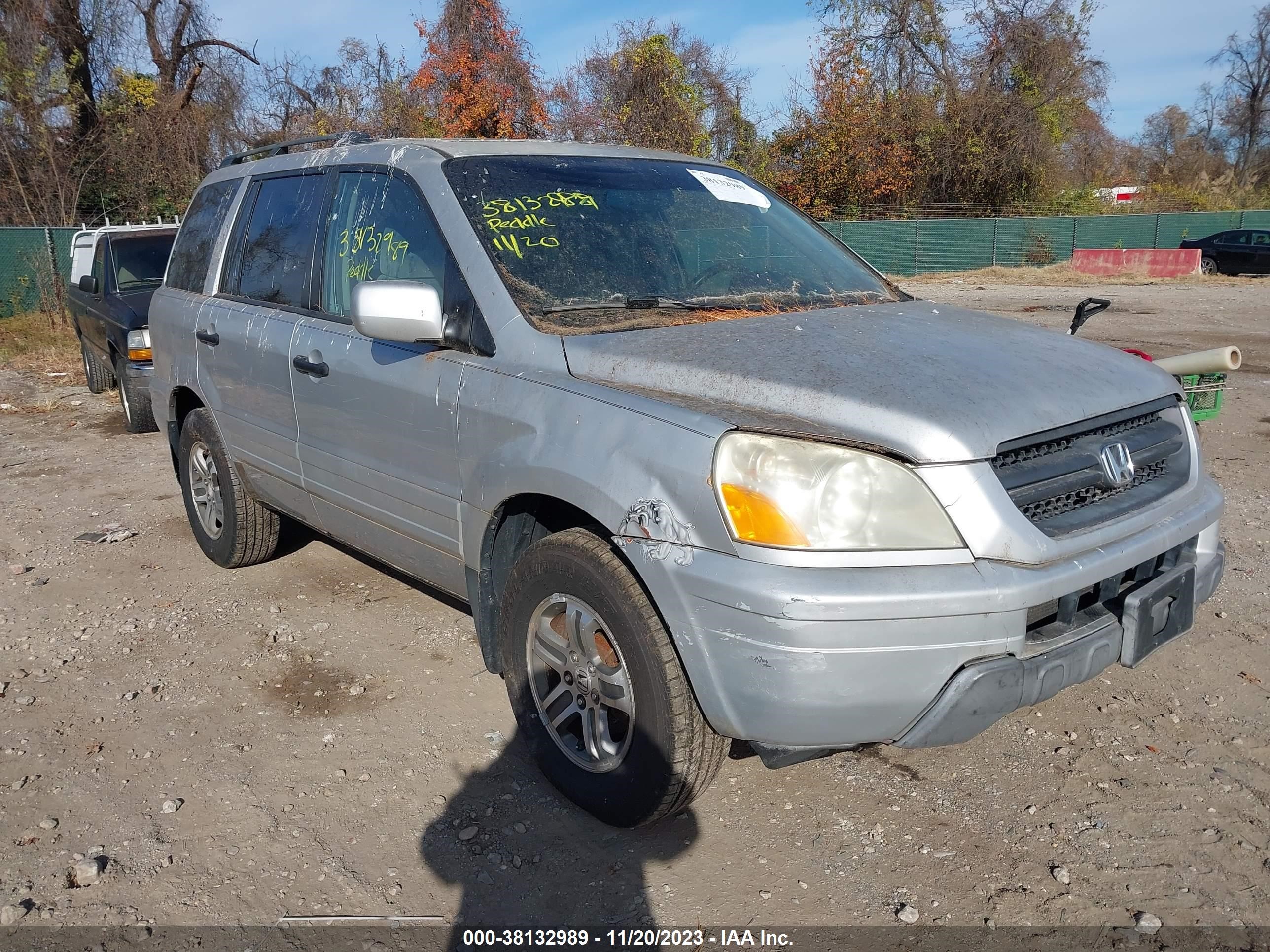 HONDA PILOT 2003 2hkyf18403h524352