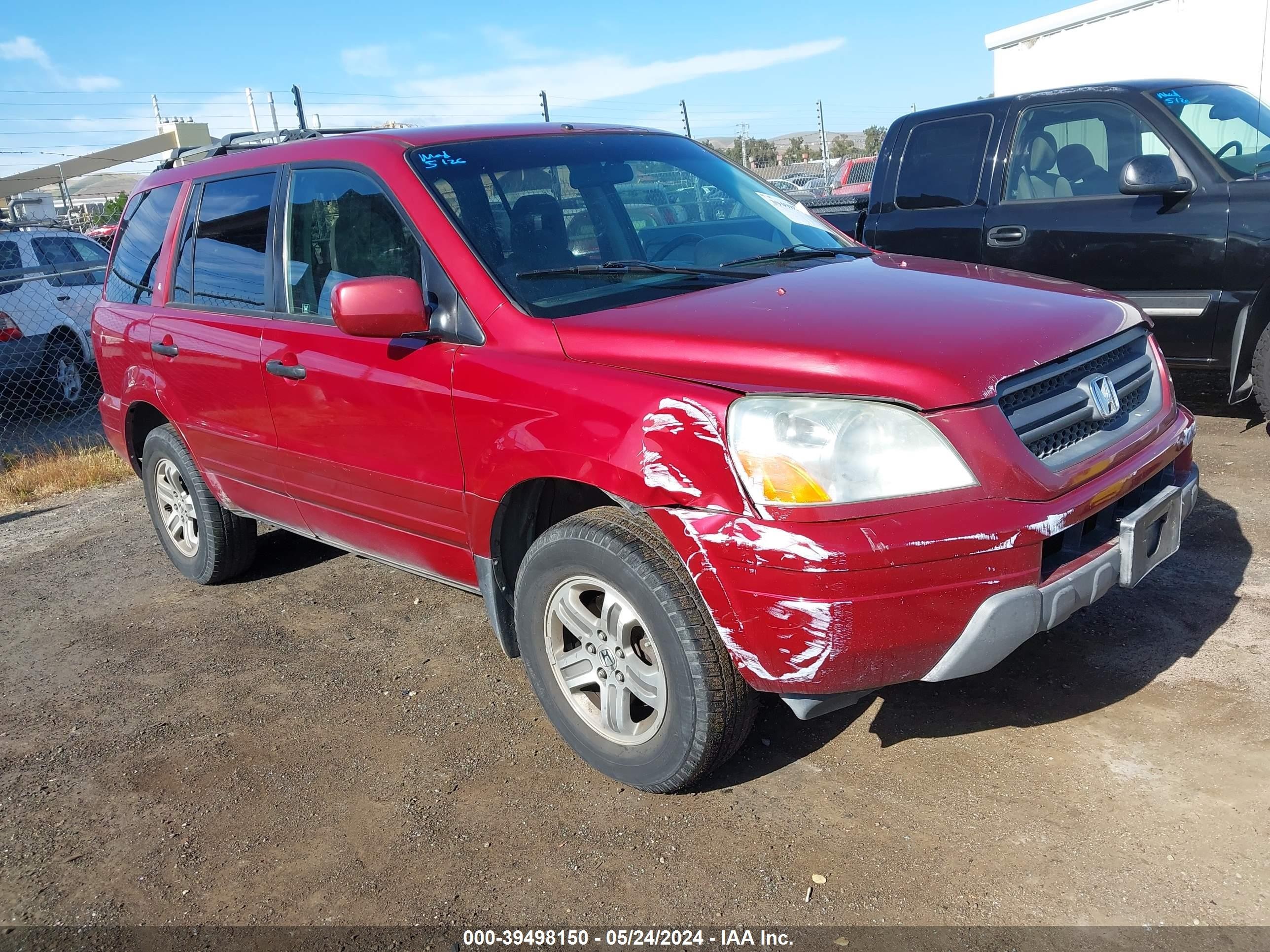 HONDA PILOT 2003 2hkyf18403h525470