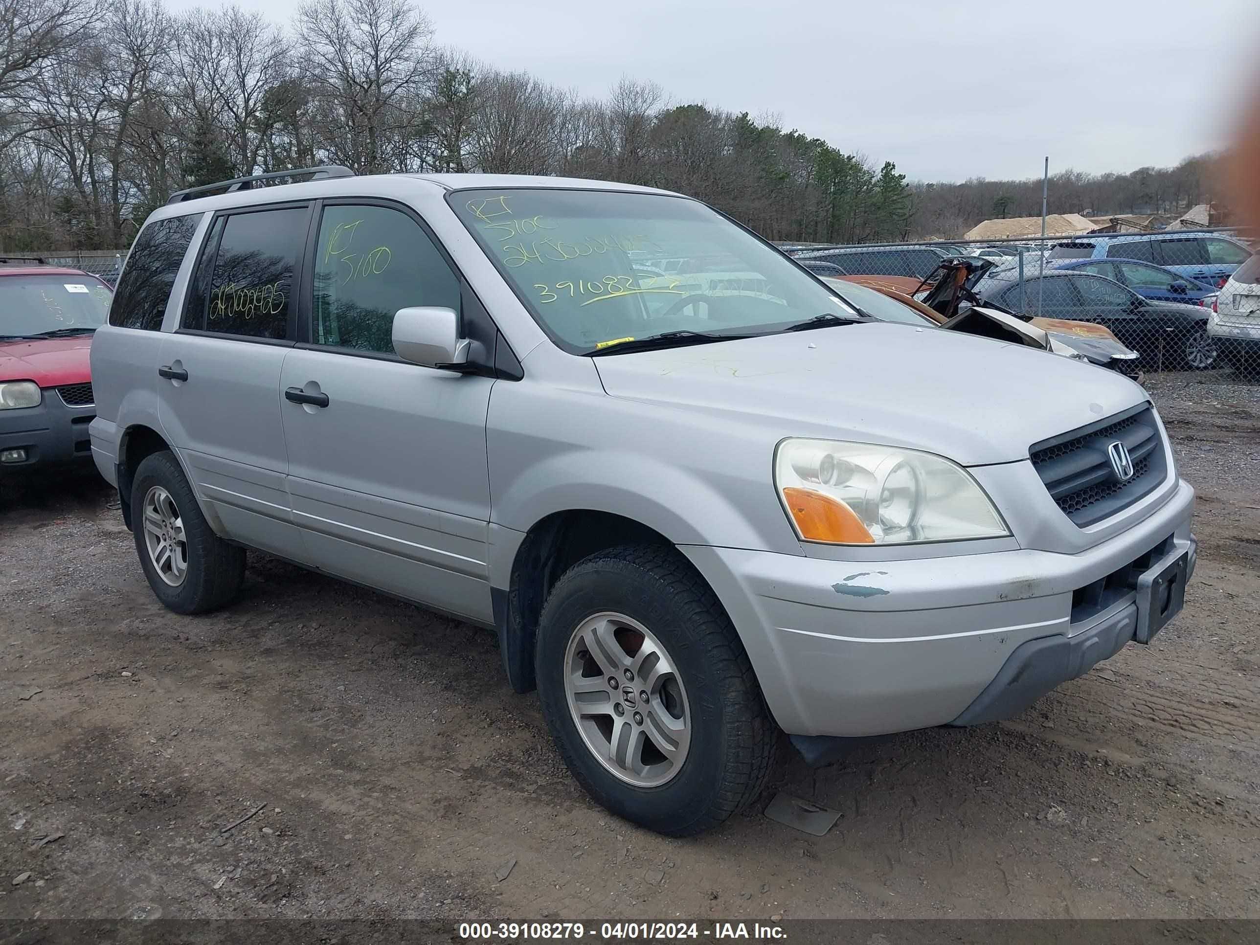 HONDA PILOT 2003 2hkyf18413h524814