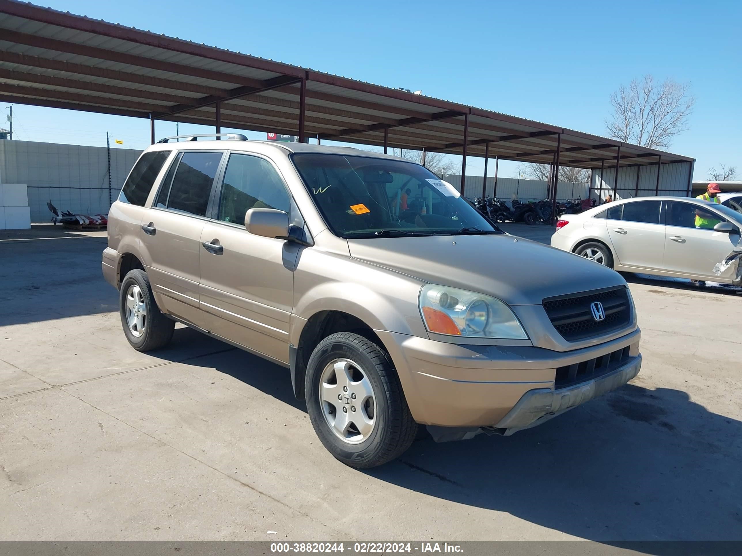 HONDA PILOT 2003 2hkyf18413h534906