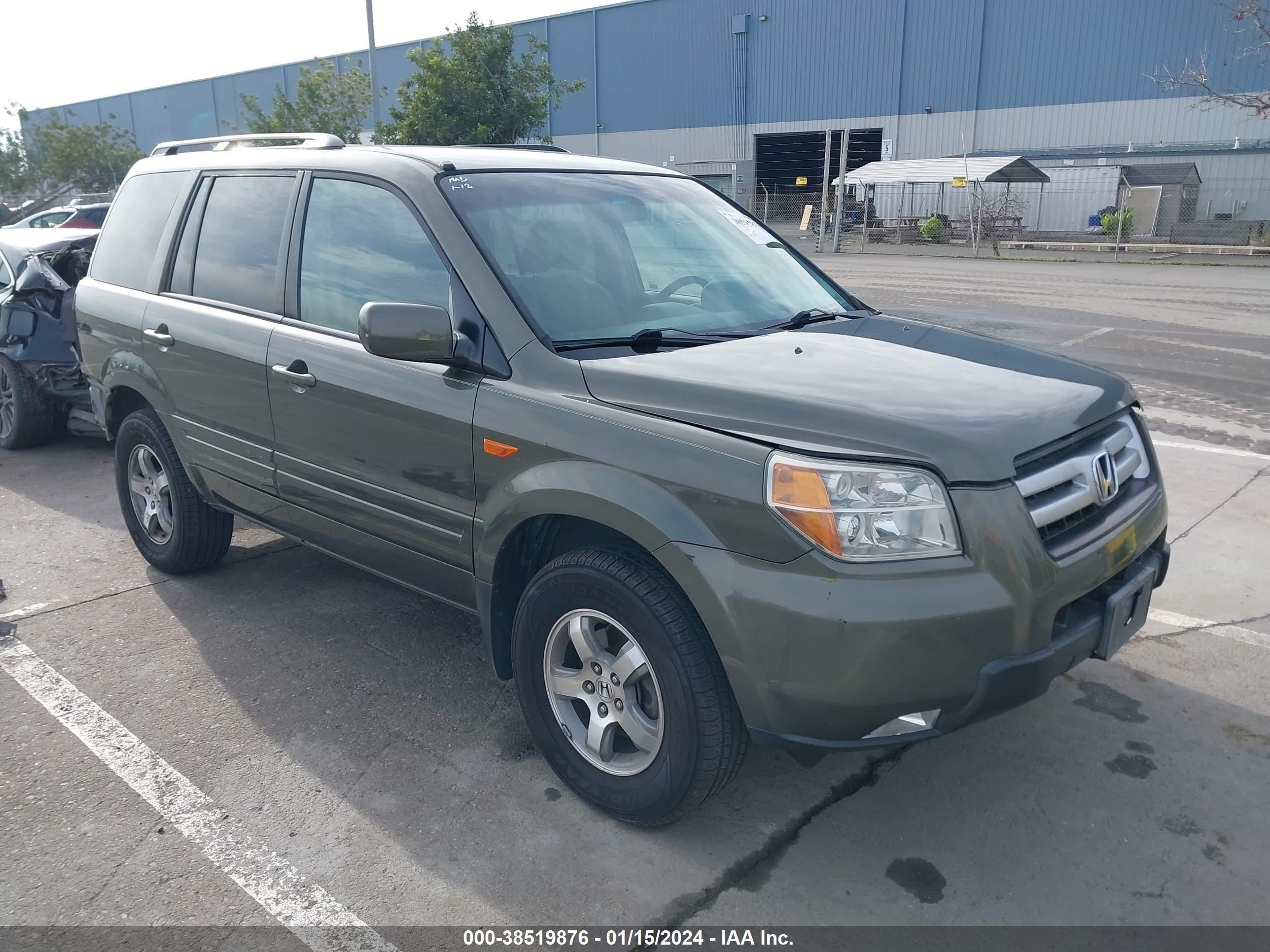 HONDA PILOT 2006 2hkyf18416h507905