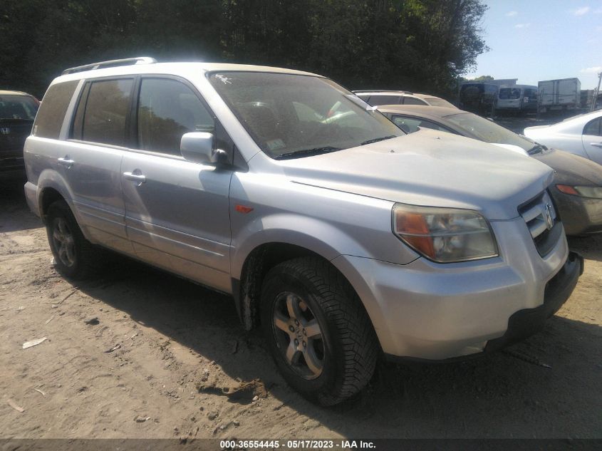 HONDA PILOT 2007 2hkyf18417h529517