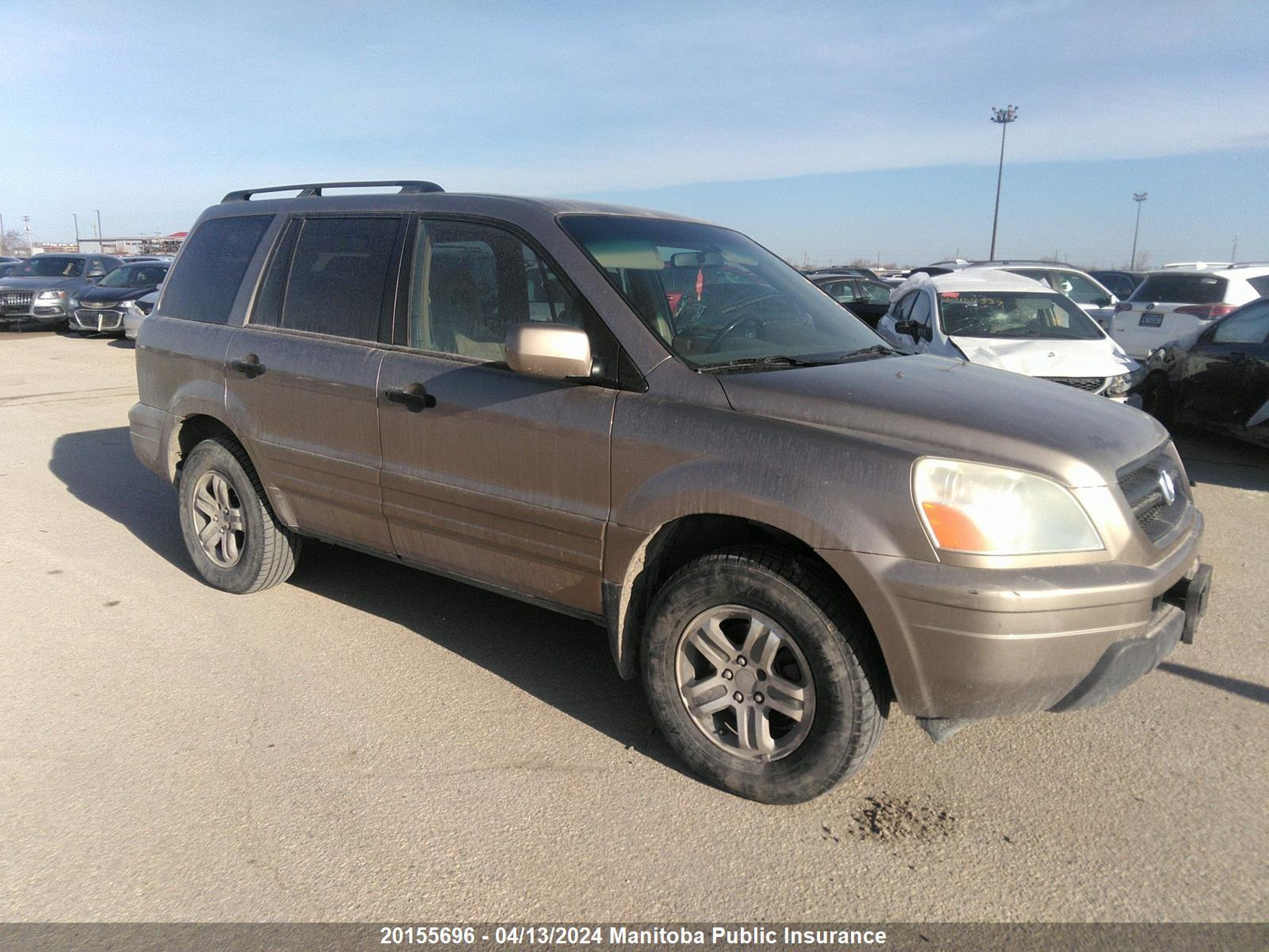 HONDA PILOT 2003 2hkyf18423h004668