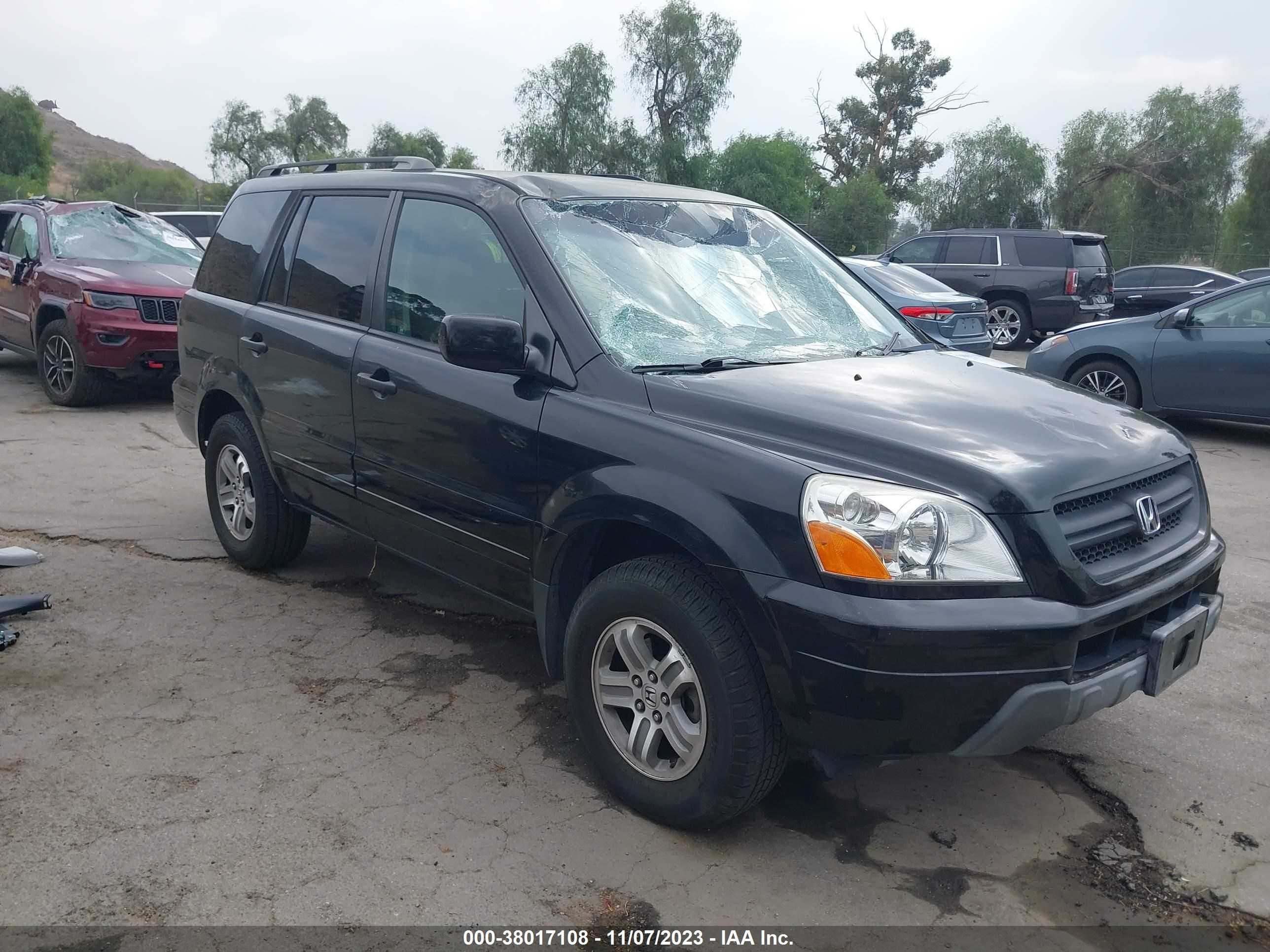 HONDA PILOT 2005 2hkyf18425h564550