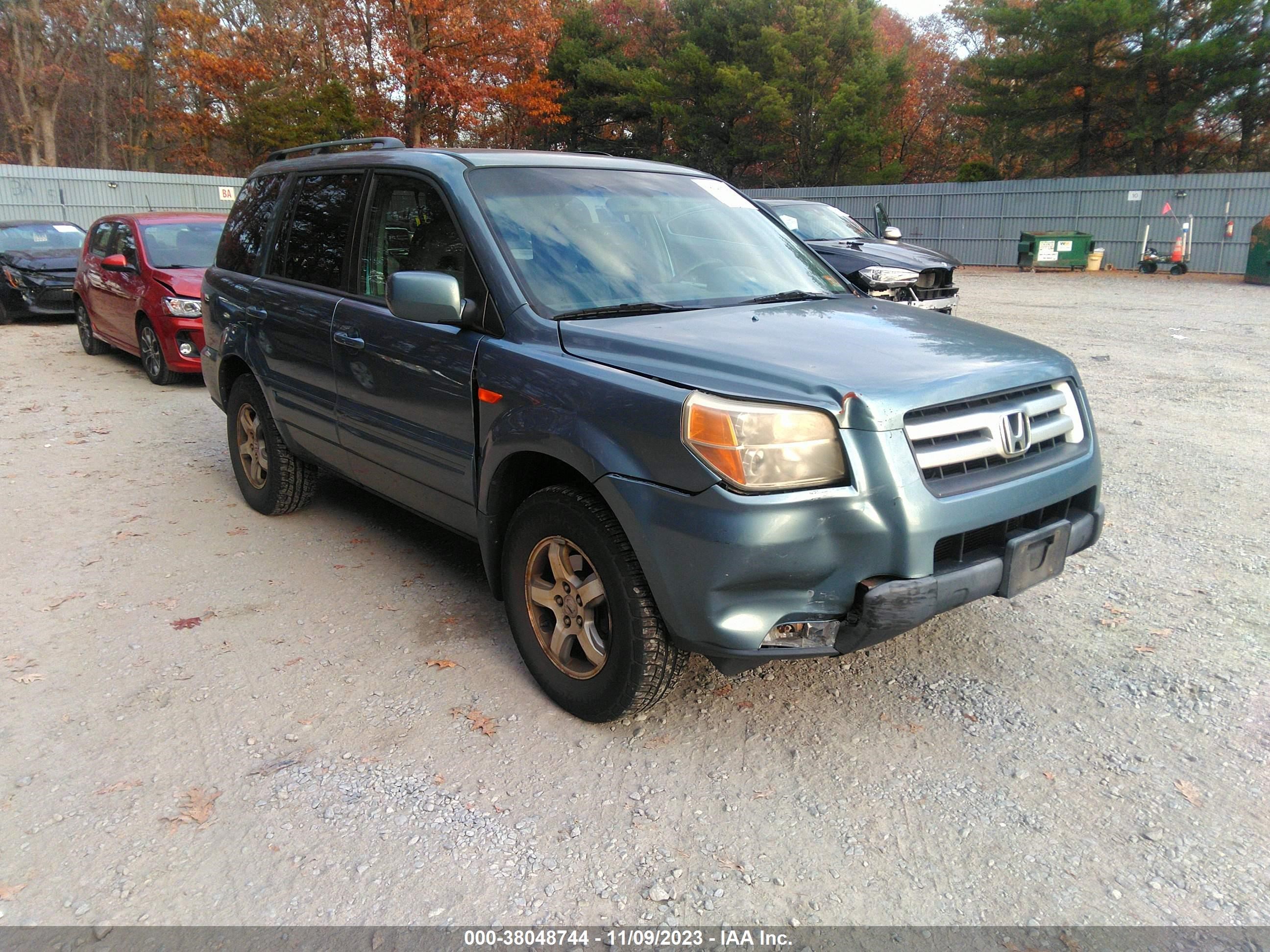 HONDA PILOT 2007 2hkyf18427h501242