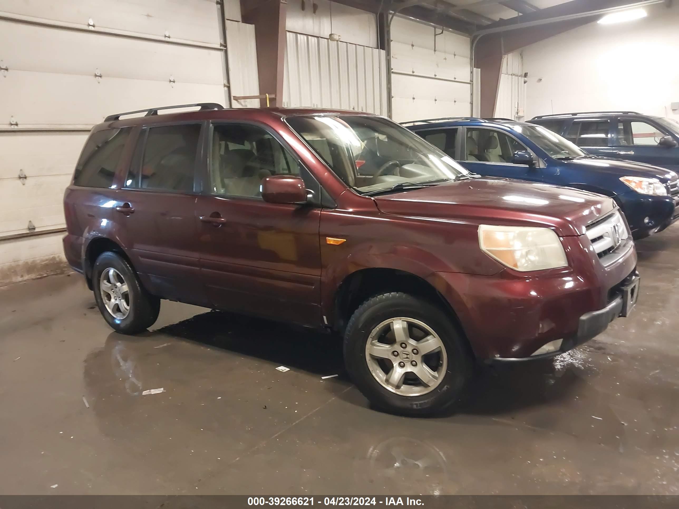 HONDA PILOT 2007 2hkyf18427h538162