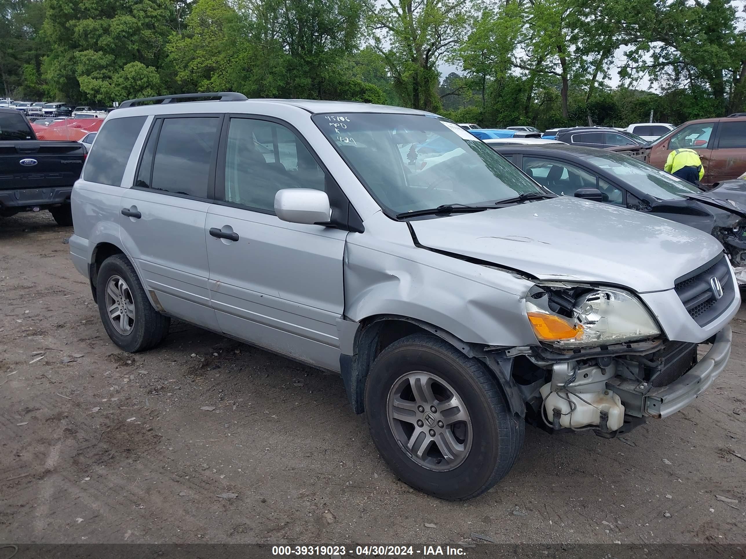 HONDA PILOT 2003 2hkyf18433h524586