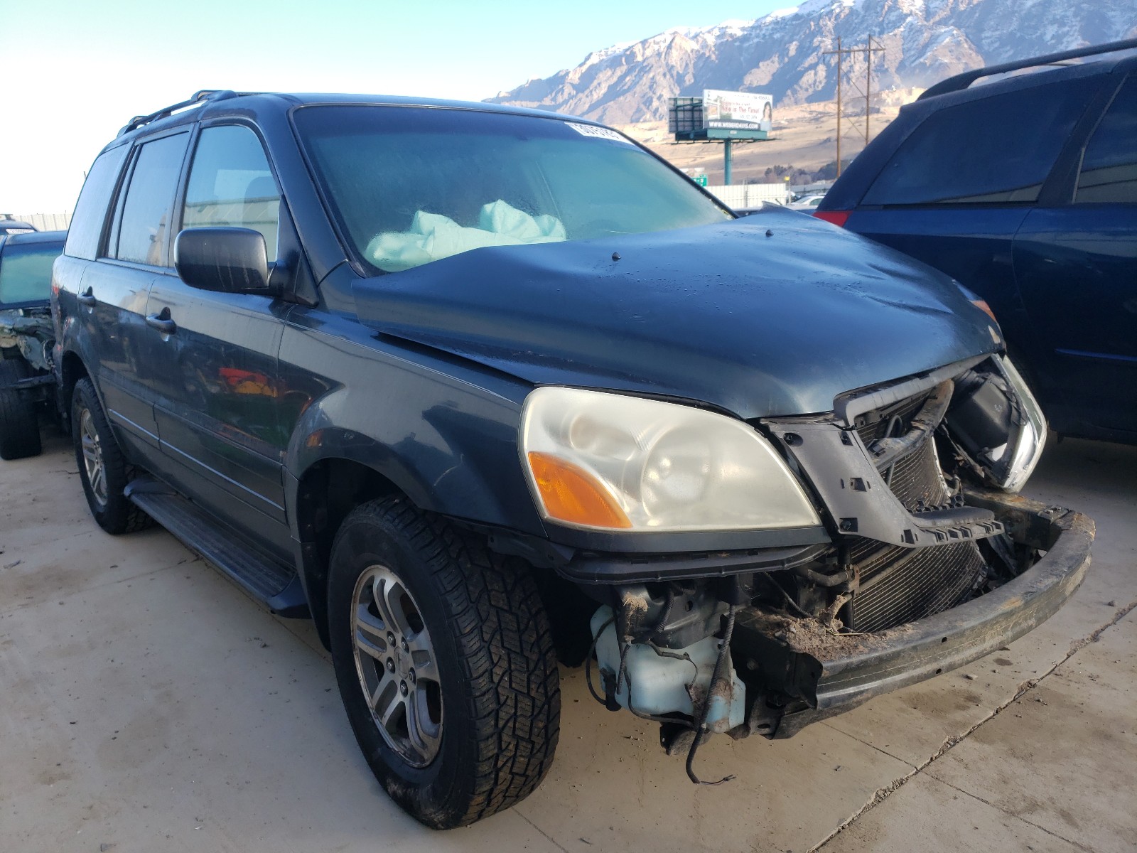 HONDA PILOT EX 2004 2hkyf18434h513363