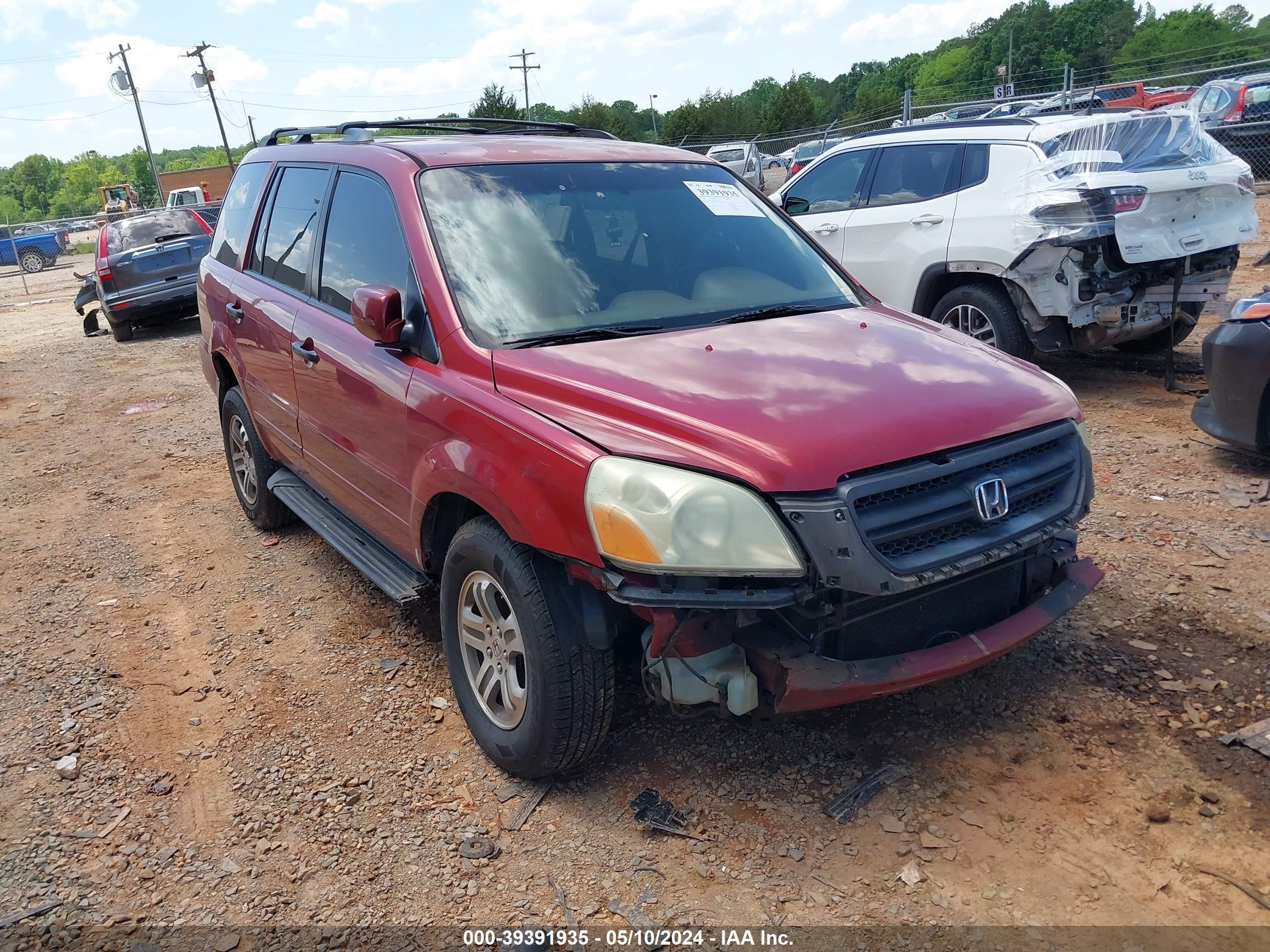 HONDA PILOT 2004 2hkyf18444h547974