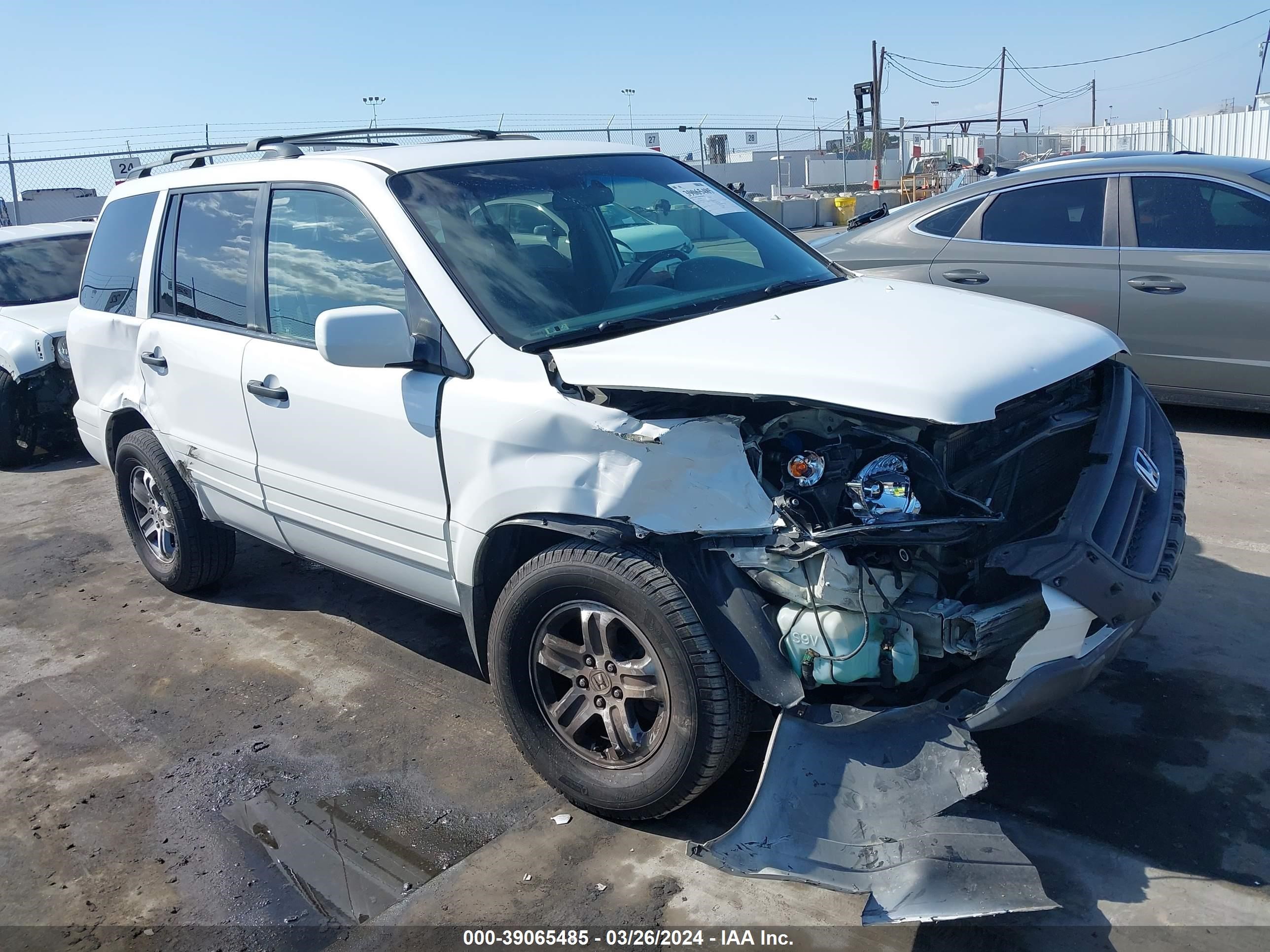 HONDA PILOT 2005 2hkyf18445h524700