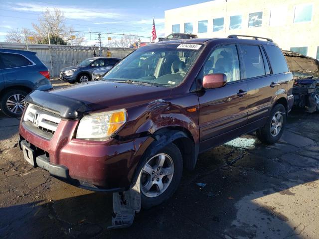 HONDA PILOT 2007 2hkyf18447h527020