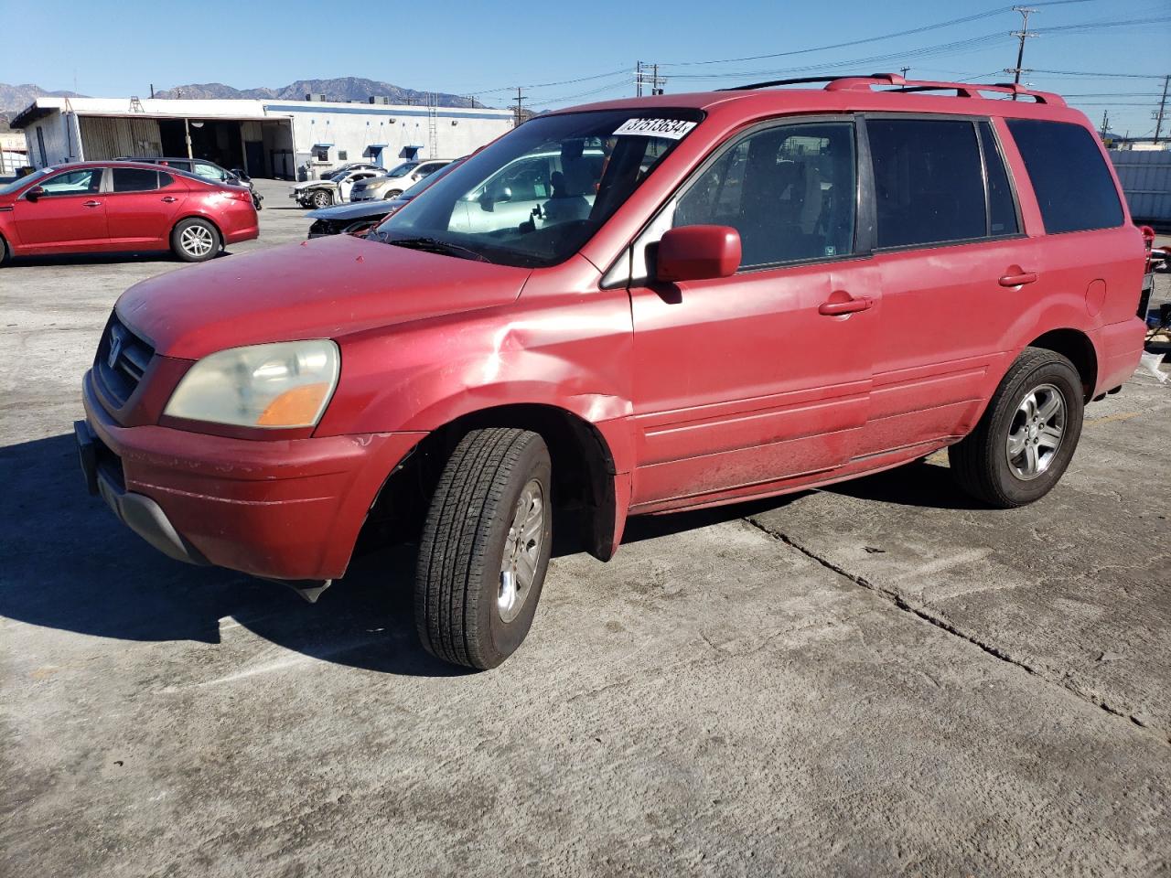 HONDA PILOT 2003 2hkyf18453h609848