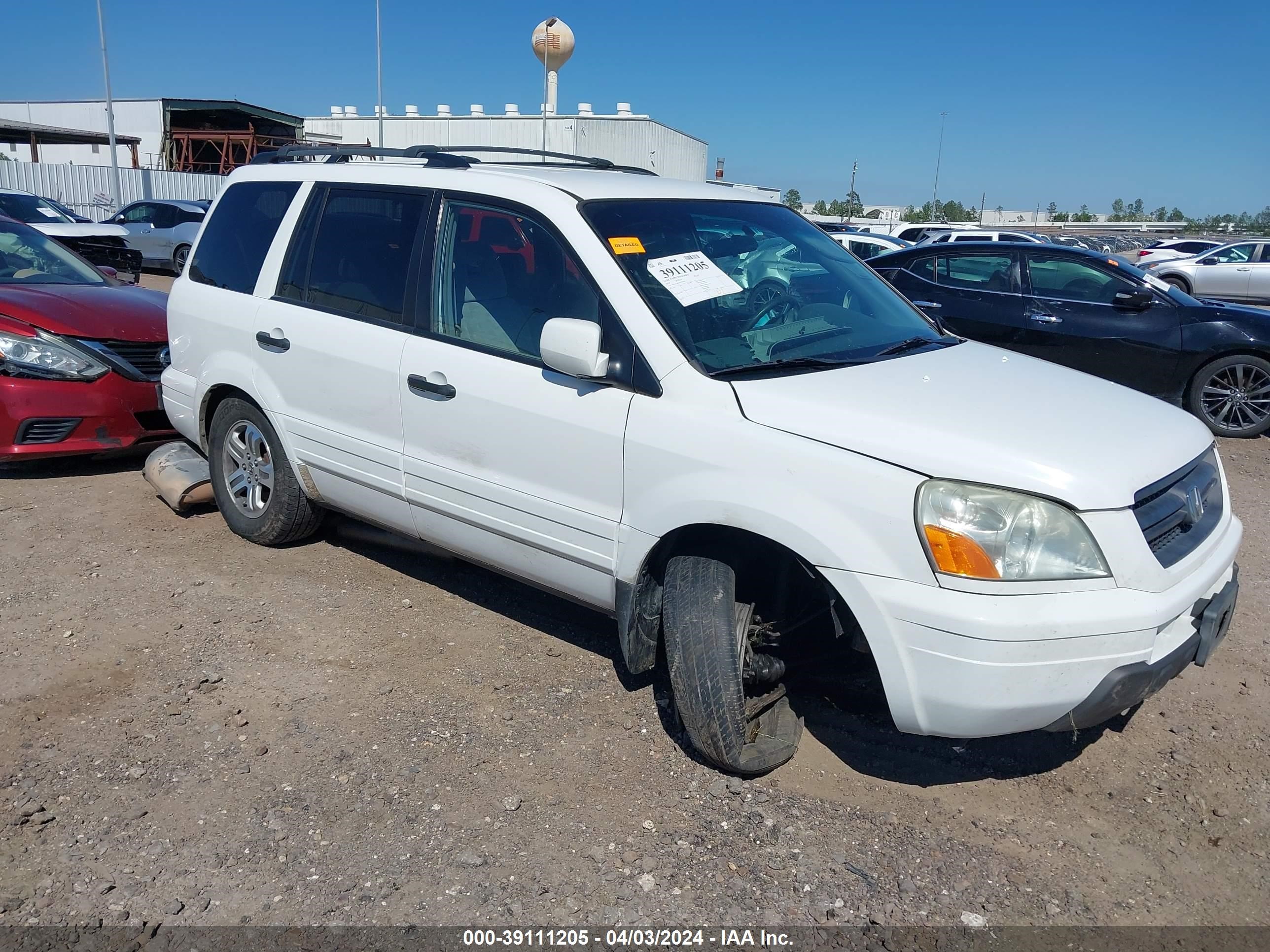 HONDA PILOT 2004 2hkyf18454h541858