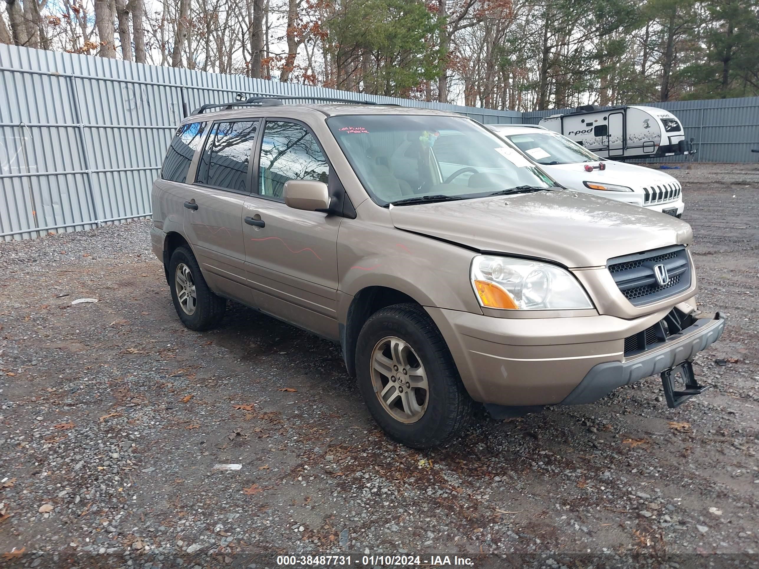 HONDA PILOT 2004 2hkyf18454h594432