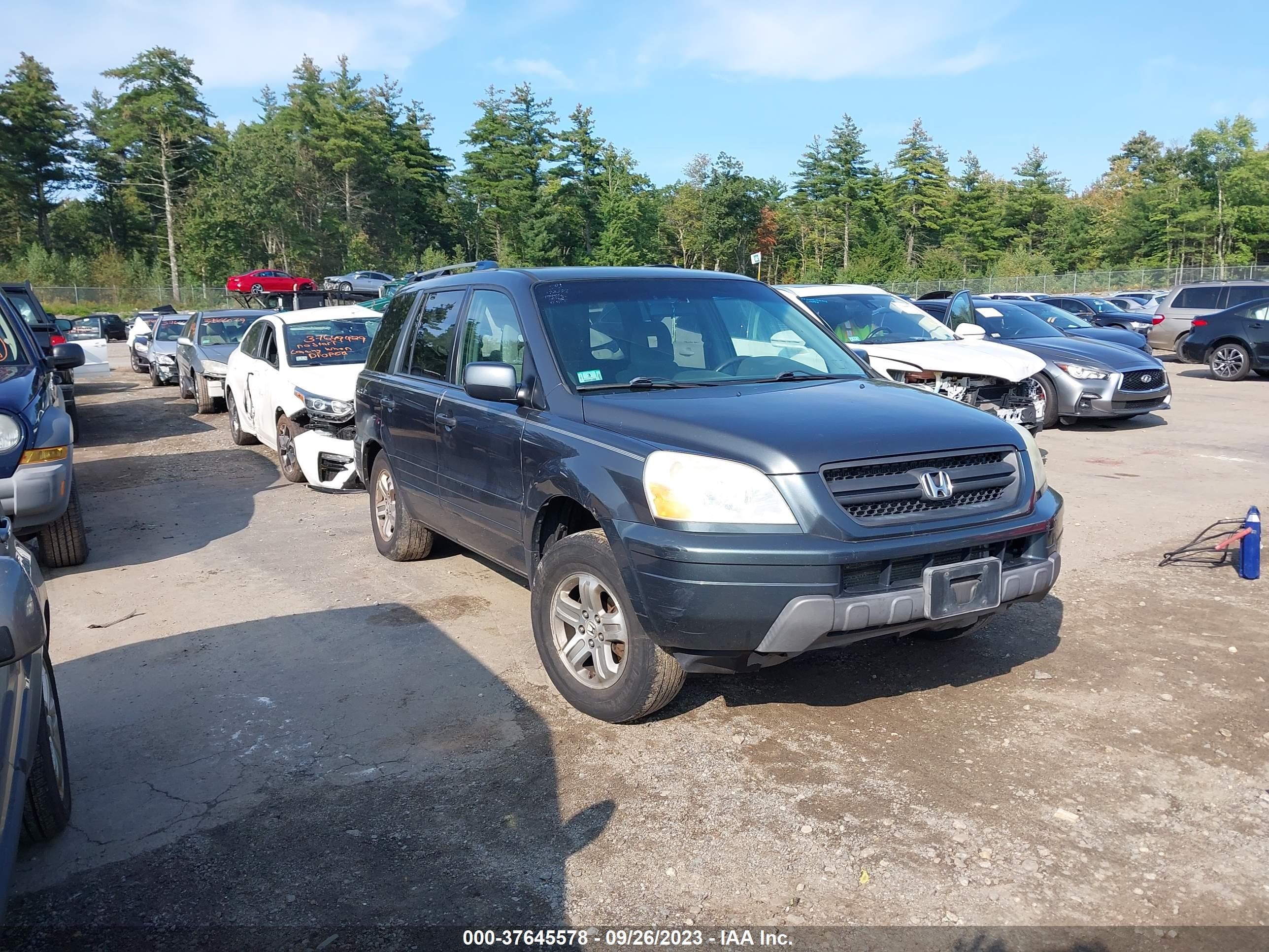 HONDA PILOT 2005 2hkyf18455h525712