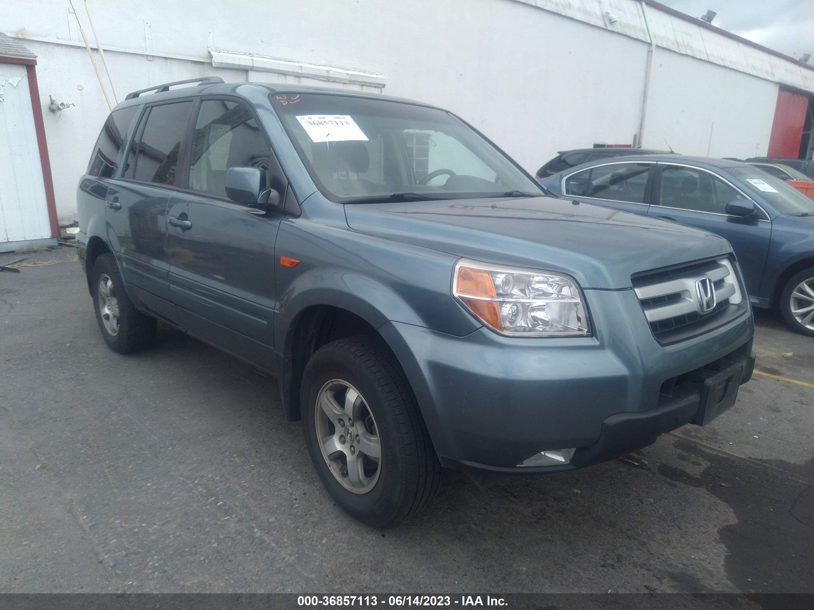 HONDA PILOT 2006 2hkyf18456h504277