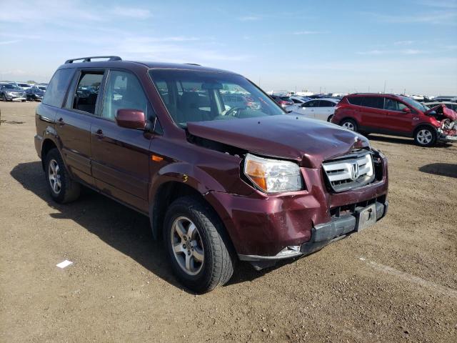 HONDA PILOT EX 2007 2hkyf18457h526927