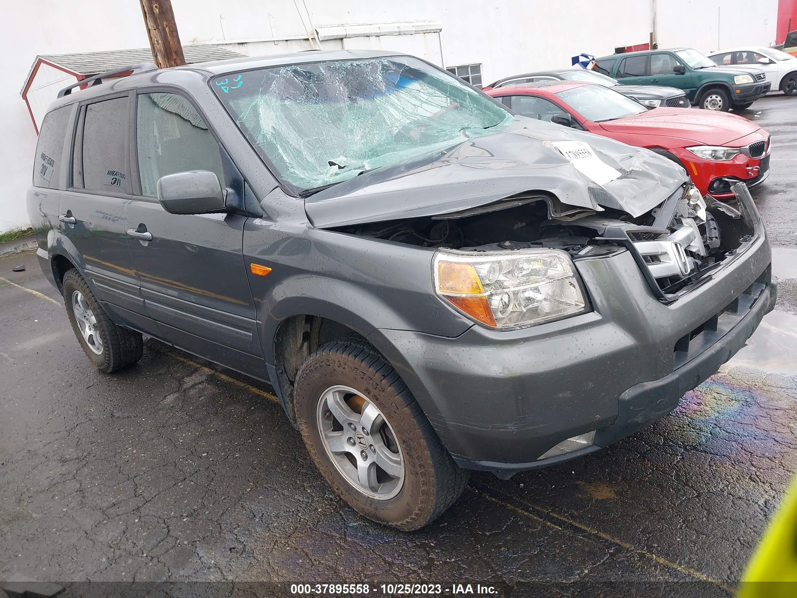 HONDA PILOT 2007 2hkyf18457h538933