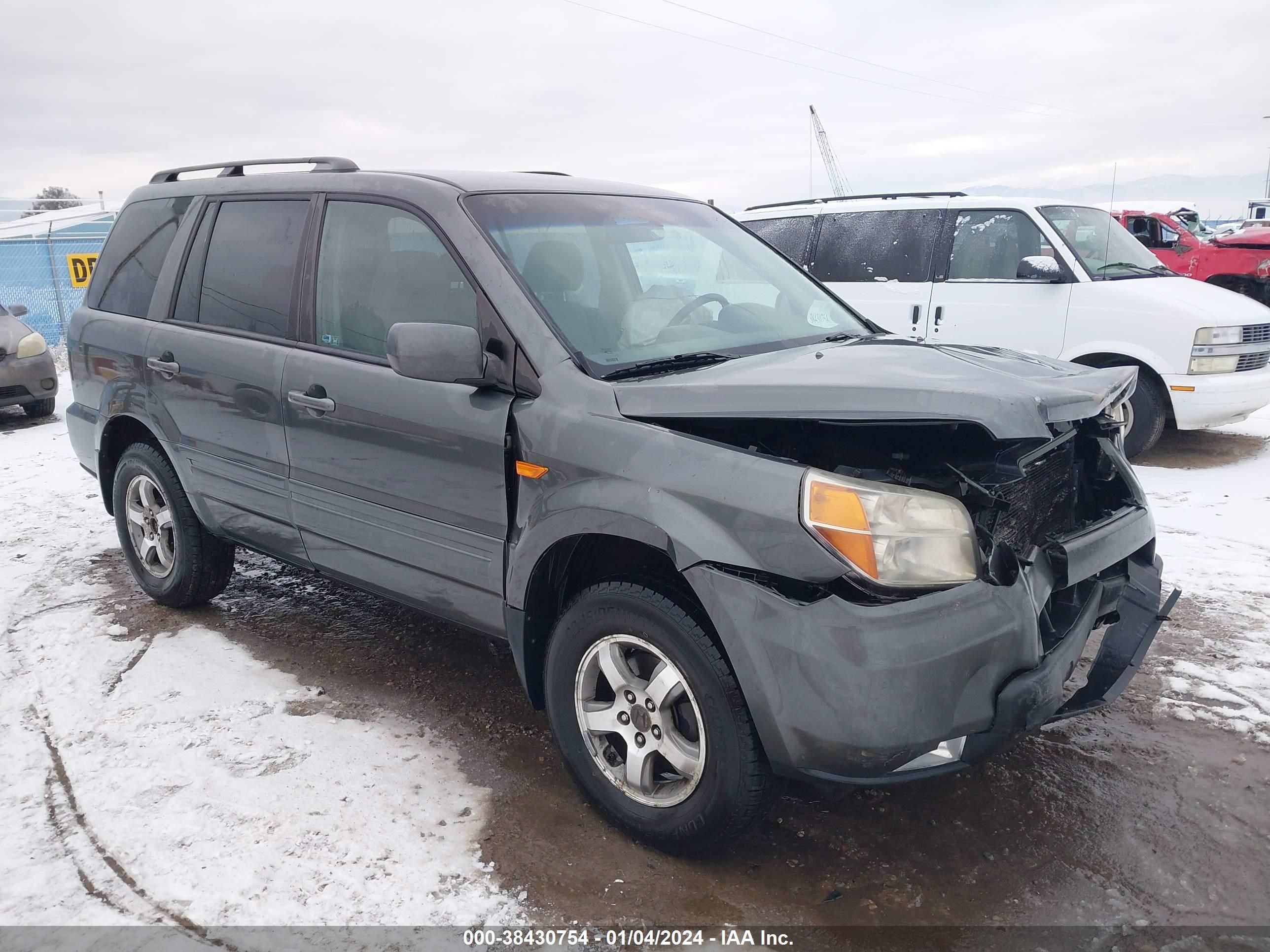 HONDA PILOT 2007 2hkyf18467h539931